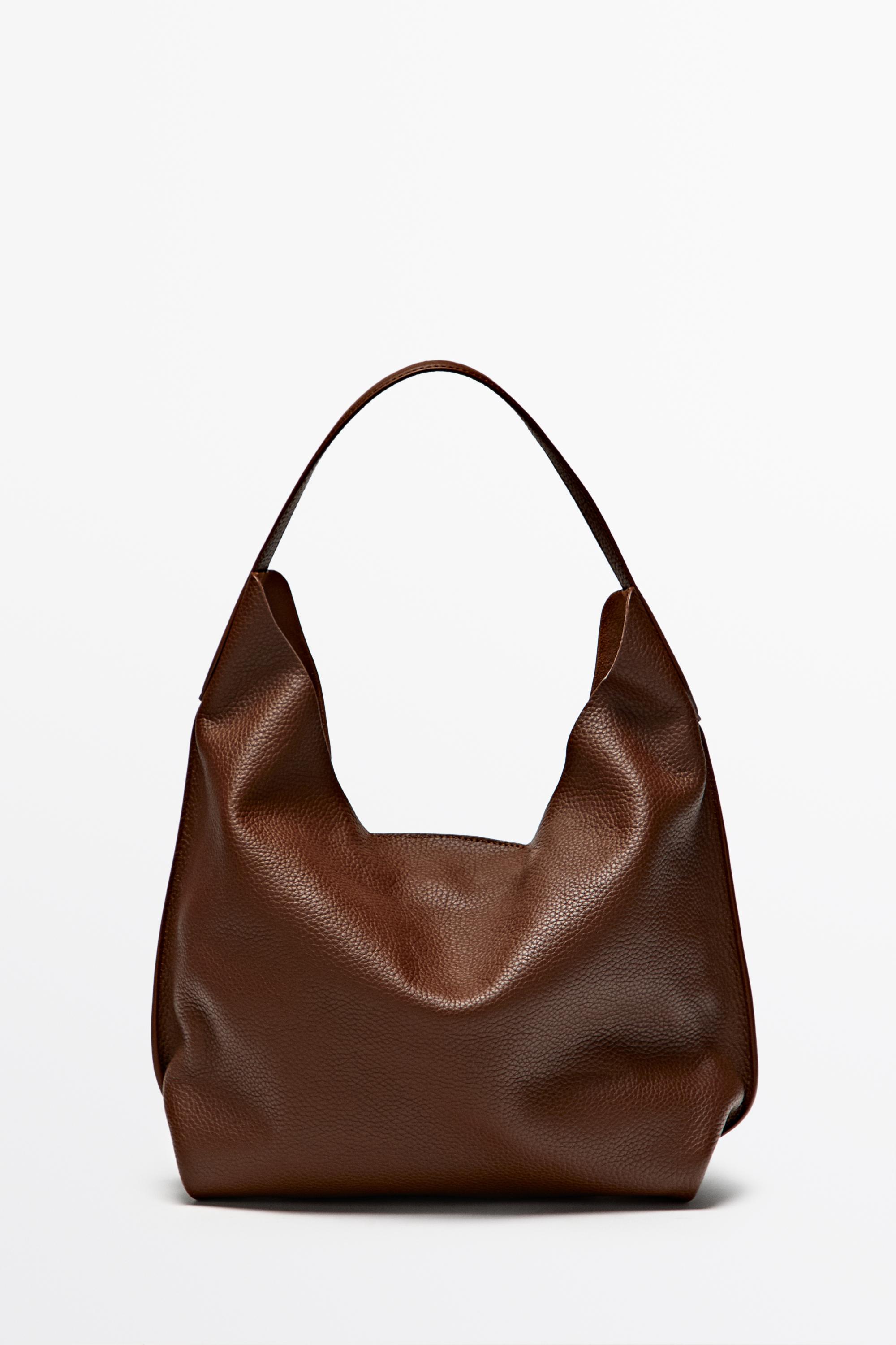 Medium nappa leather shoulder bag