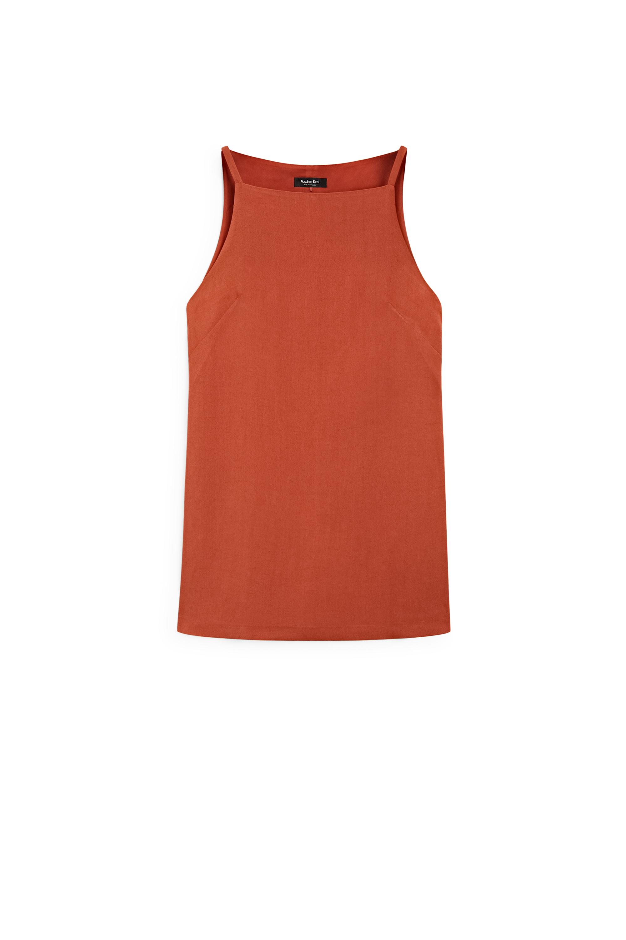 Strappy mini dress — RUSSET
