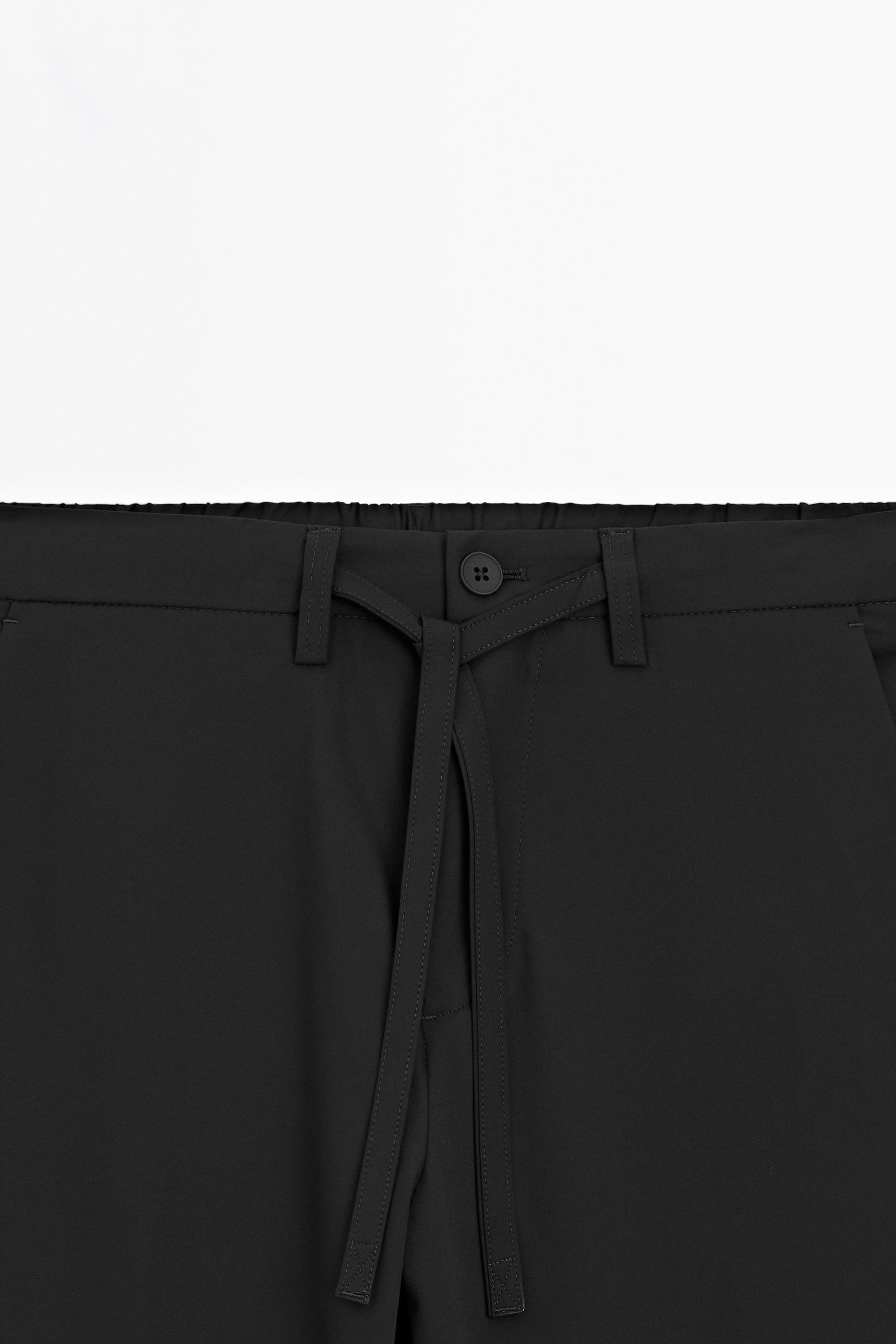Regular-fit technical trousers
