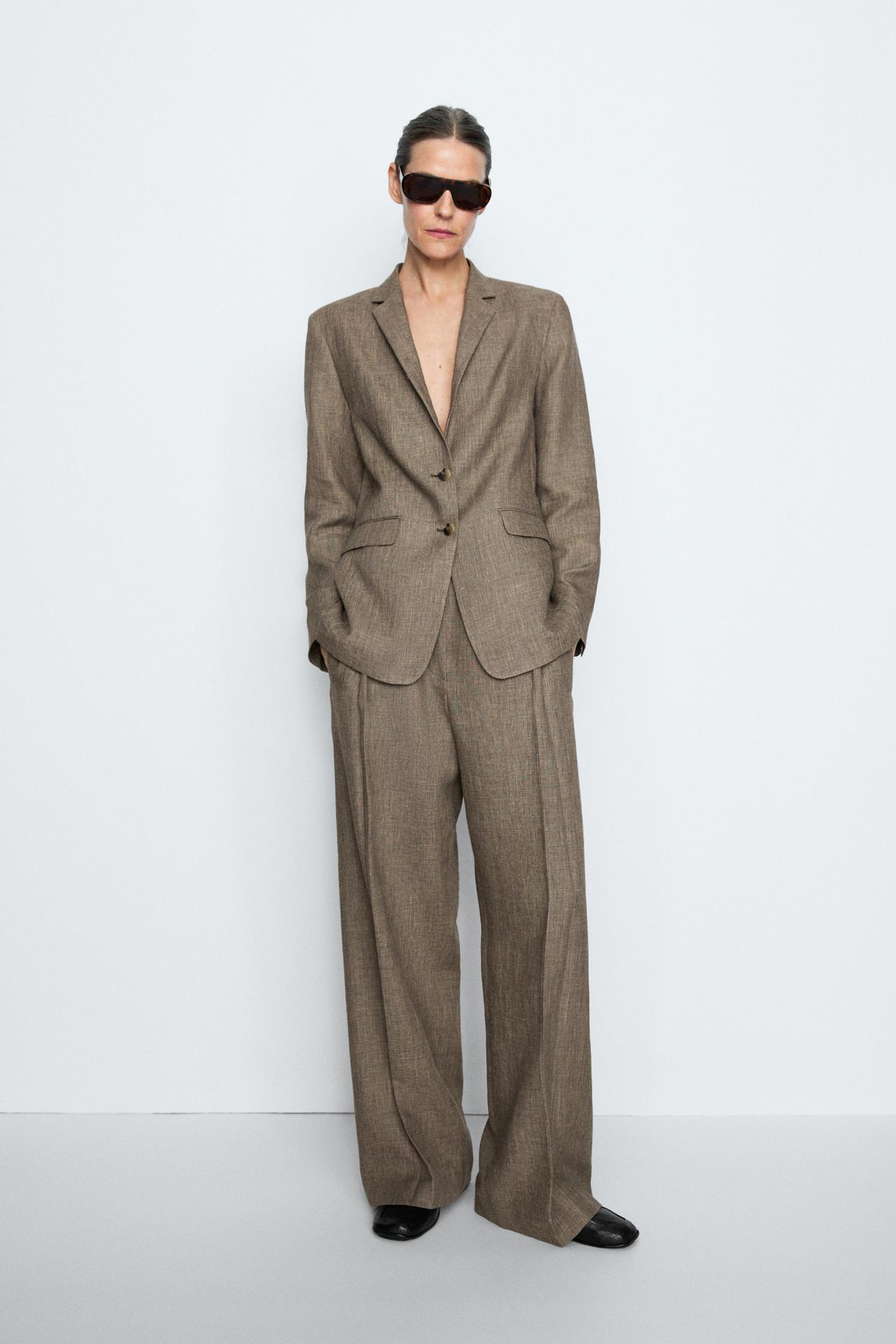 Mottled blazer - STUDIO — GREENISH