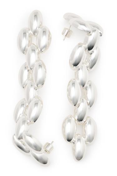 Oval link dangle earrings - LIMITED EDITION — SILVER 7
