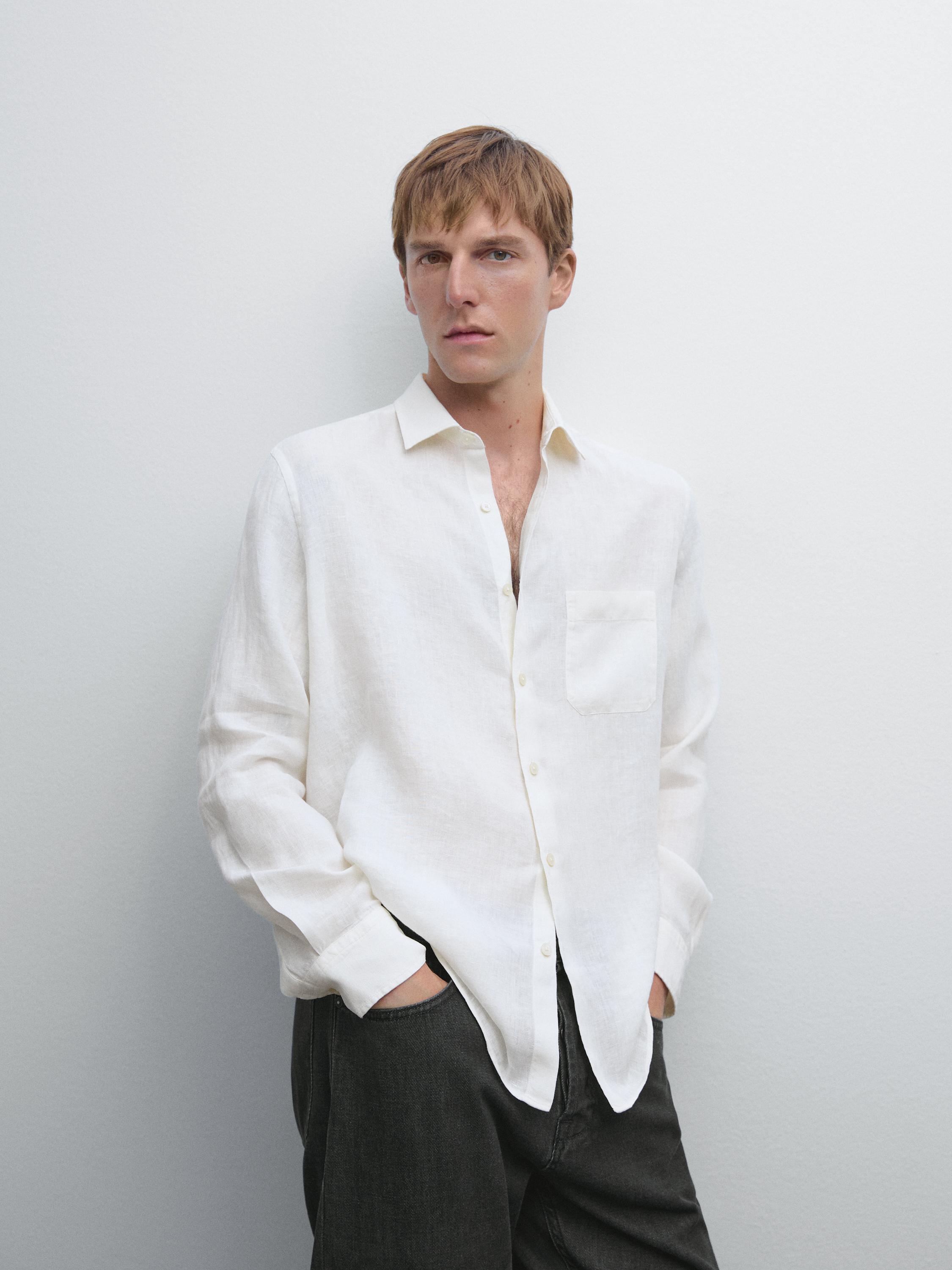 Regular fit shirt with pocket detail