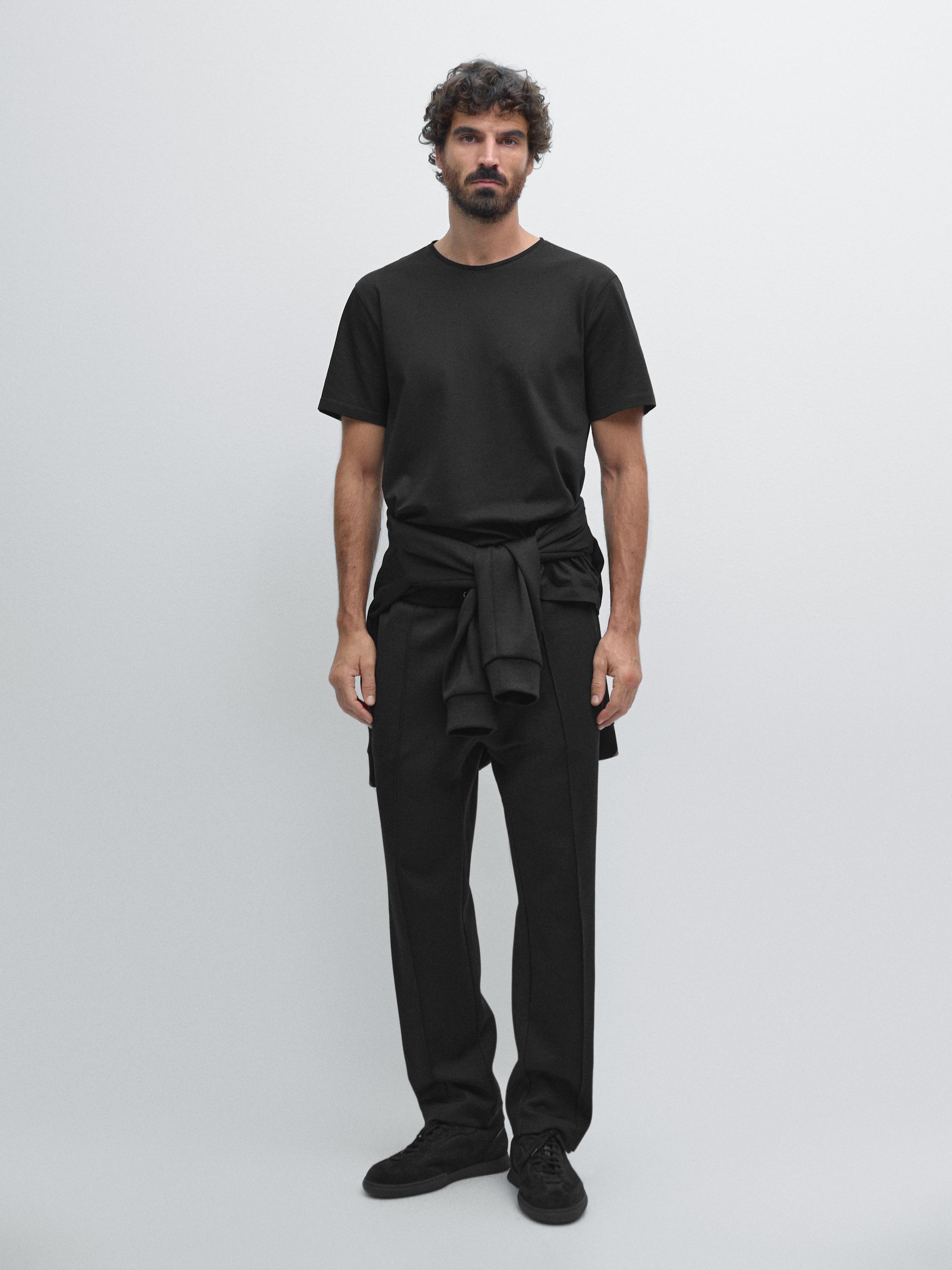 Cotton blend joggers