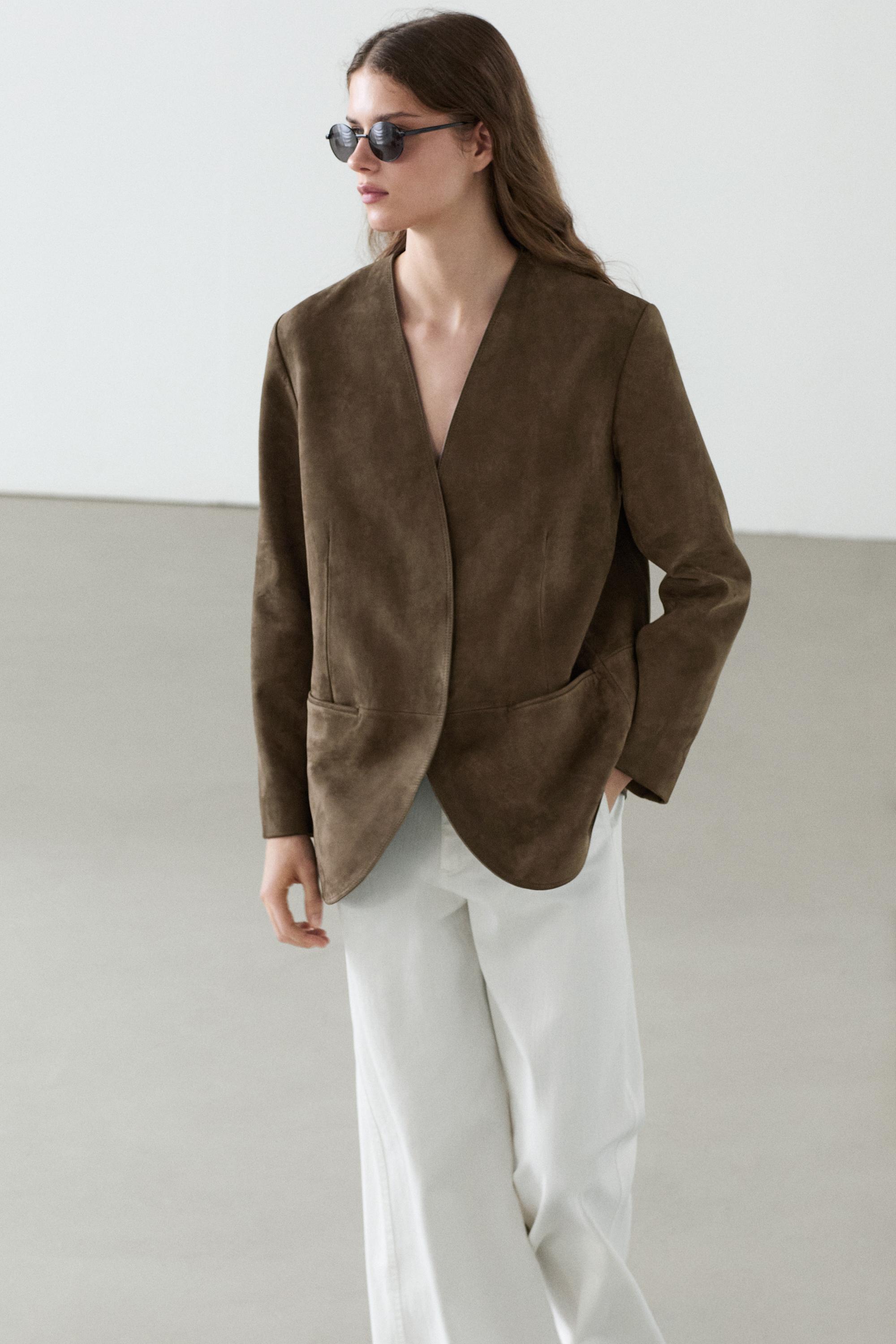 Blazer piel ante