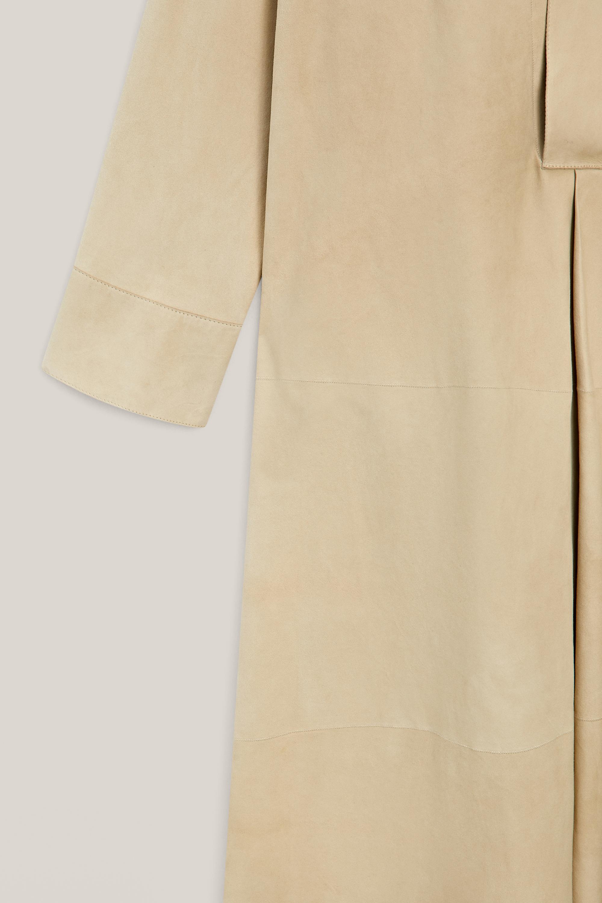 Suede leather tunic - LIMITED EDITION — Beige