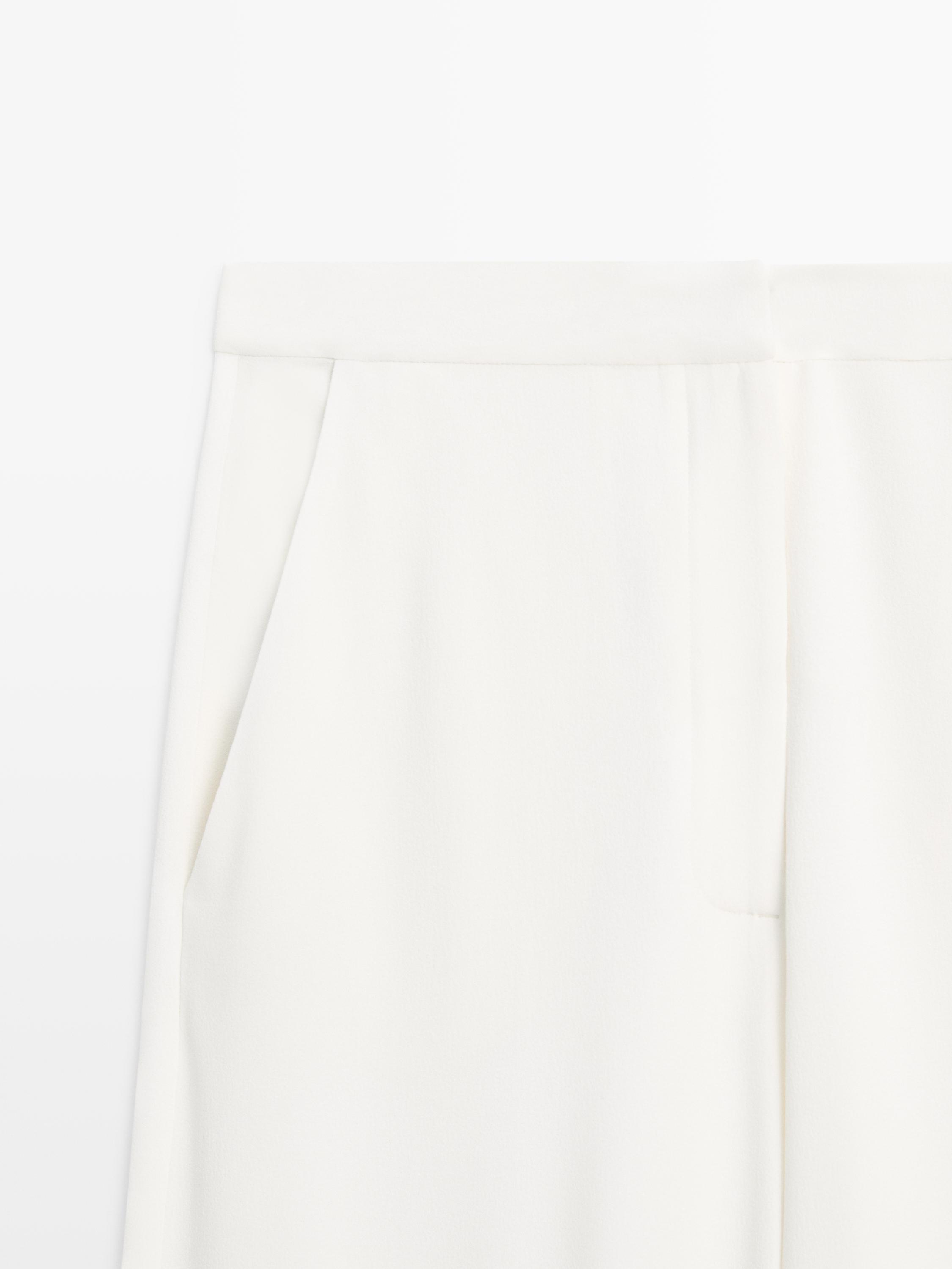 Flowing smart trousers - STUDIO — CREAM