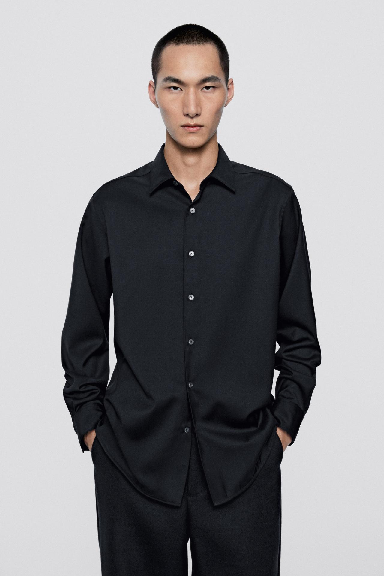 Regular fit shirt - LIMITED EDITION — NAVY BLUE