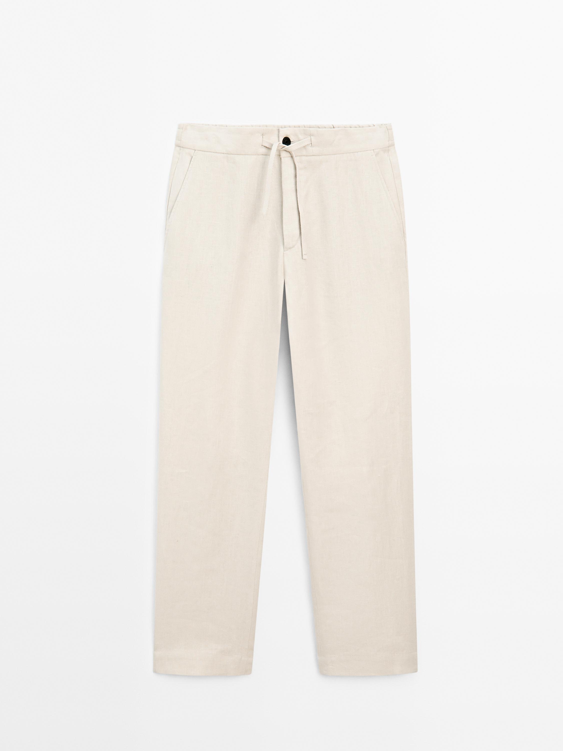 Leichte Hose aus 100 % Leinen