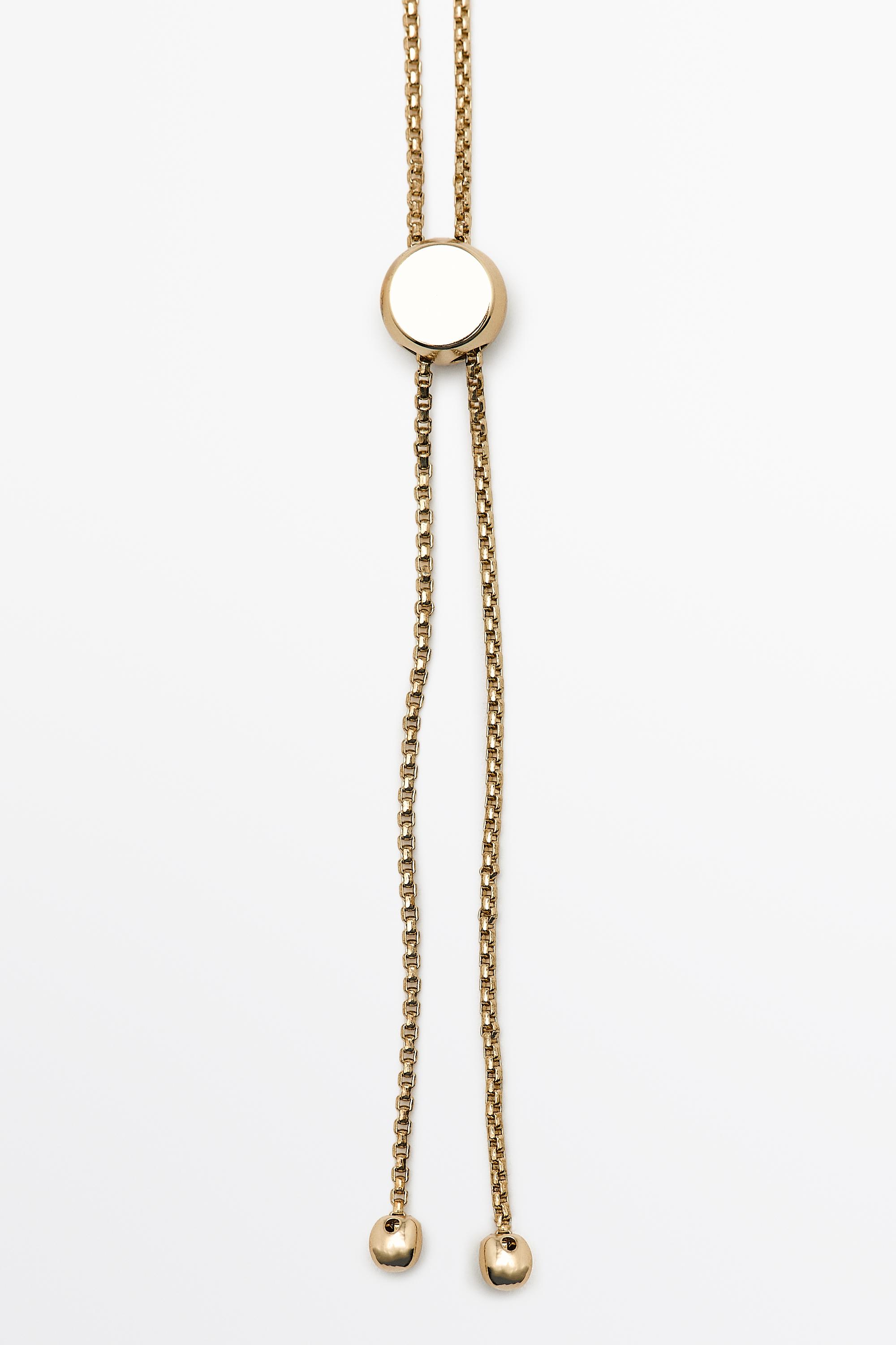 Oval Quartz Pendant Necklace — GOLDEN