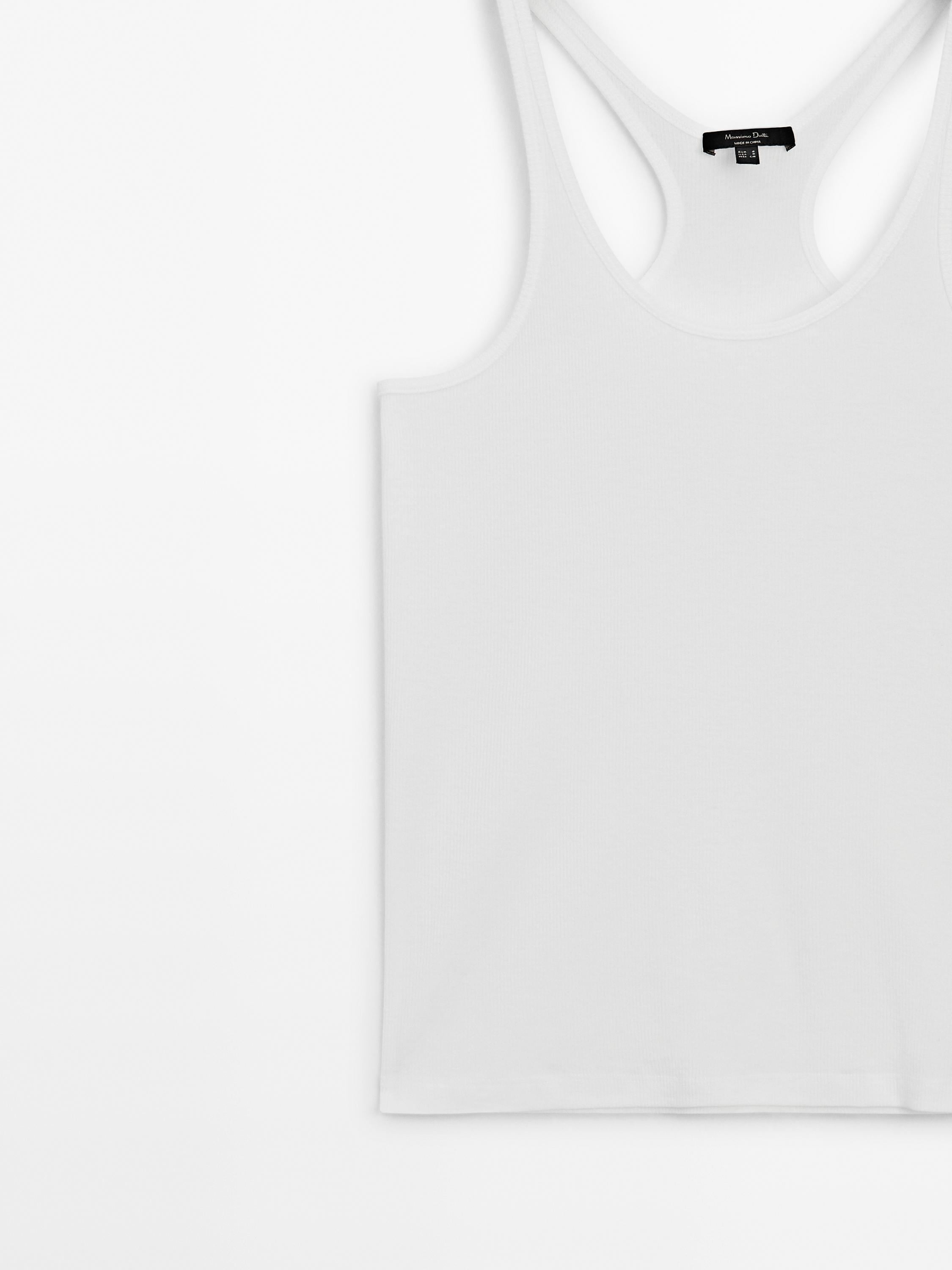 100% cotton strappy top