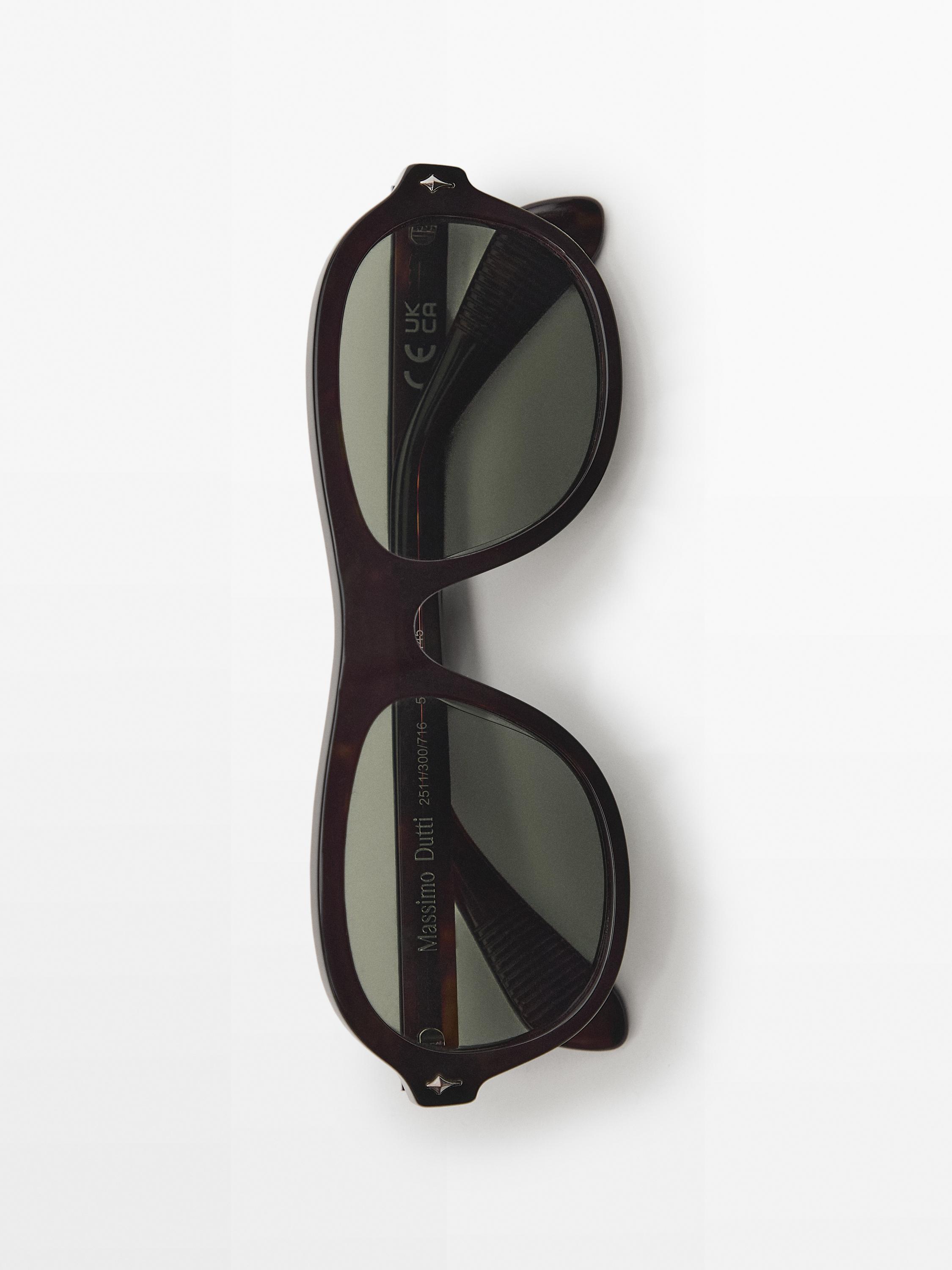 Aviator sunglasses — BROWN