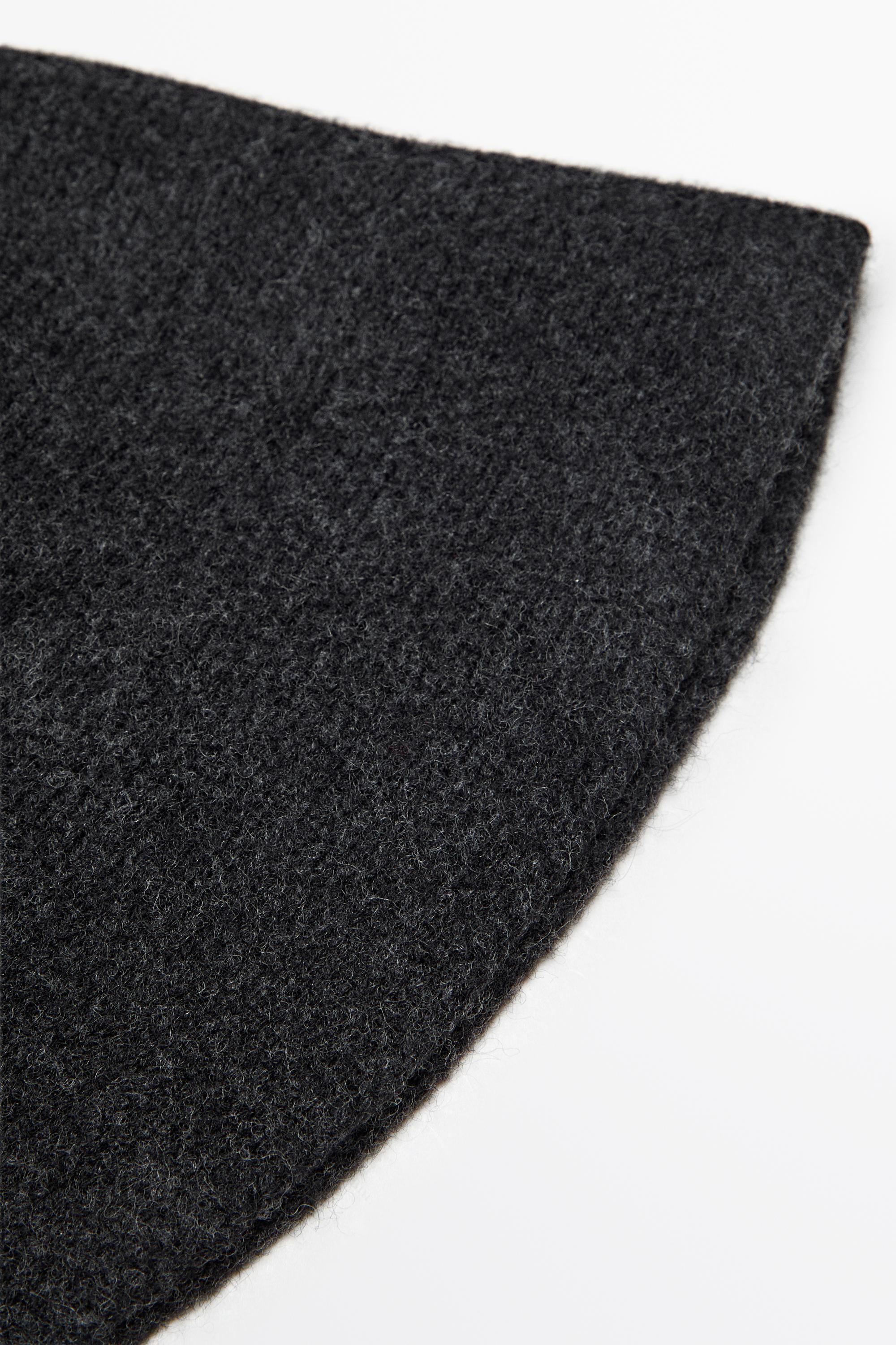 Knit bucket hat — ANTHRACITE GREY