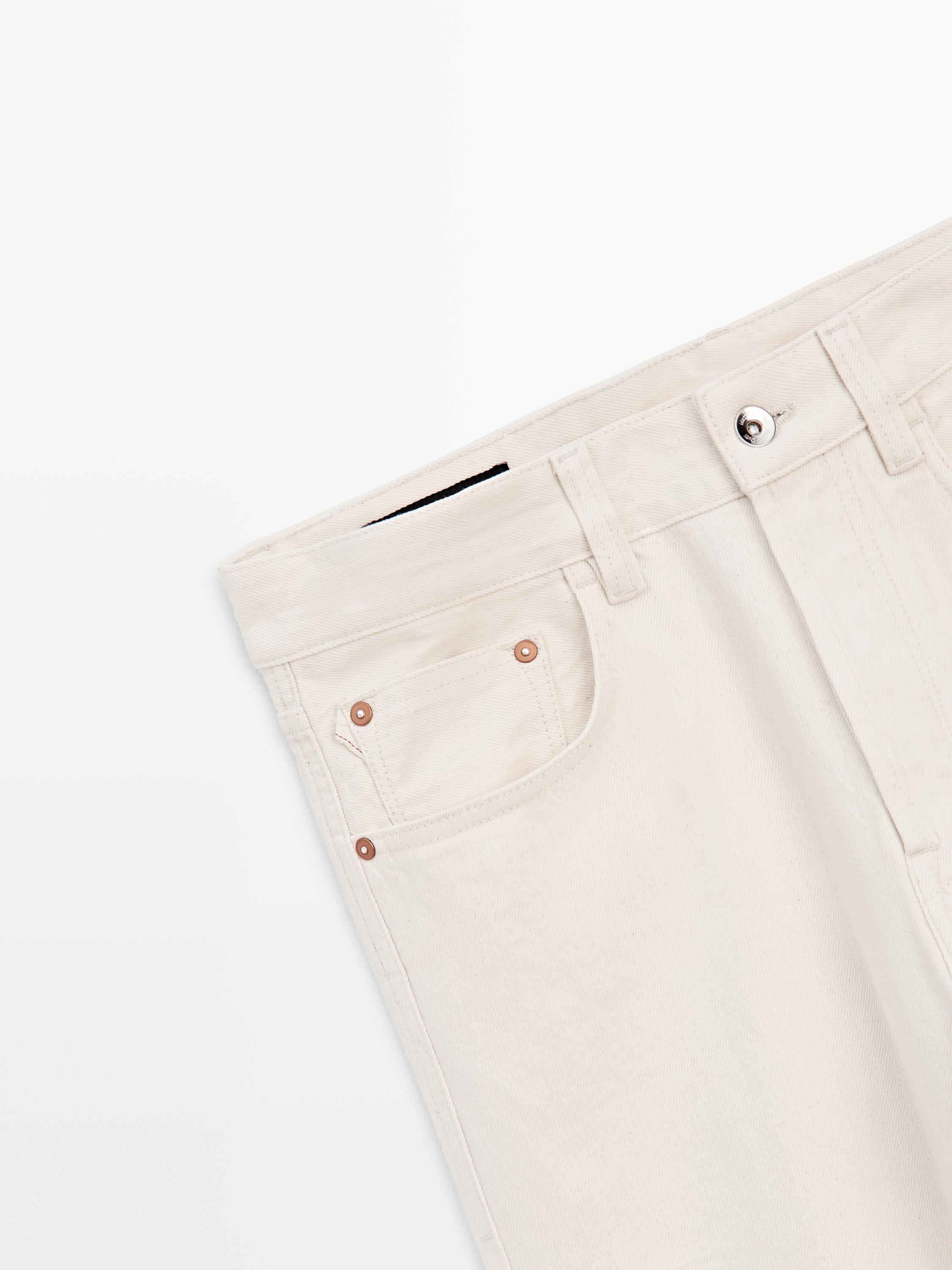 Selvedge fit jeans — CREAM