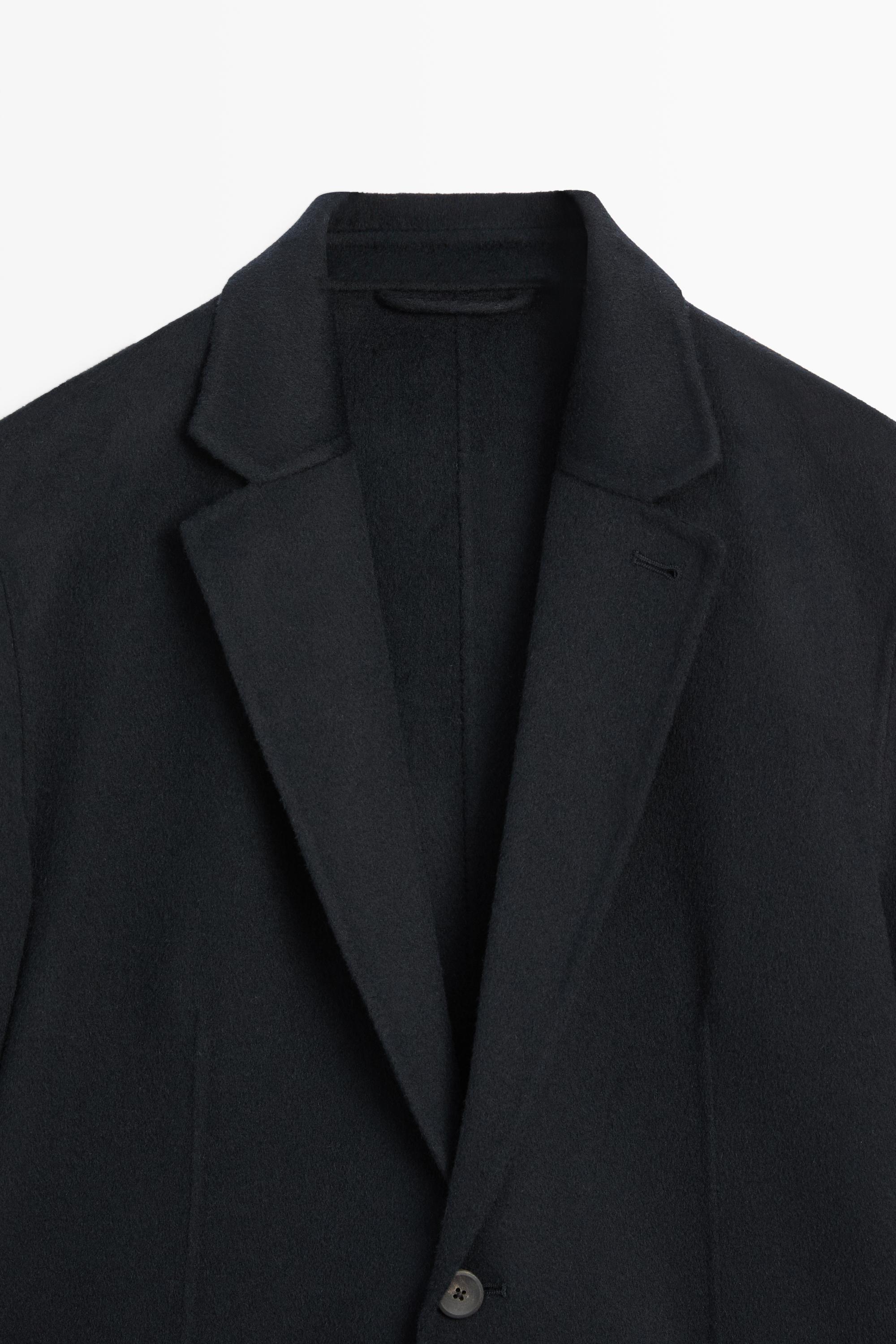 Double-faced wool blend blazer — DEEP BLUE