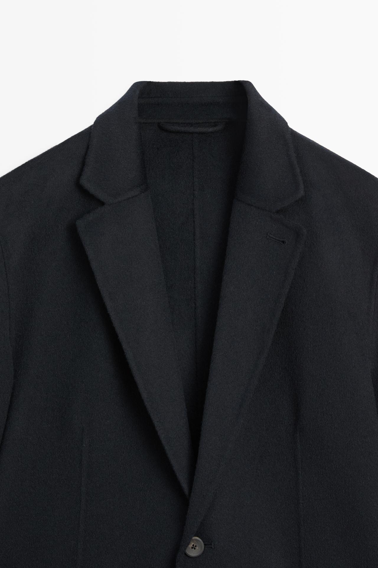 Double-faced wool blend blazer — DEEP BLUE