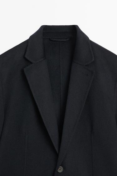 Double-faced wool blend blazer — DEEP BLUE 9
