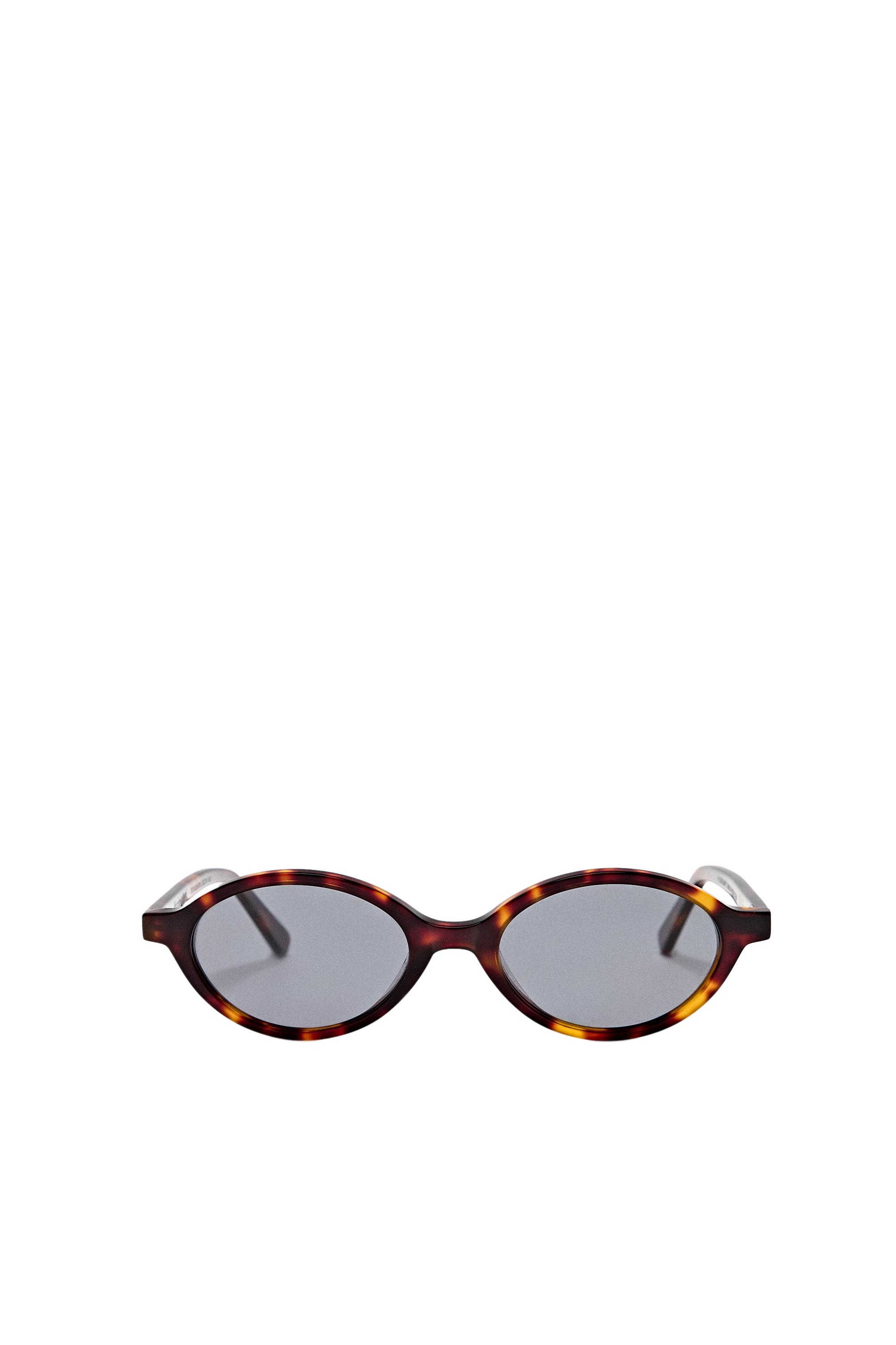 Oval sunglasses · Brown, Black · Sunglasses | Massimo Dutti