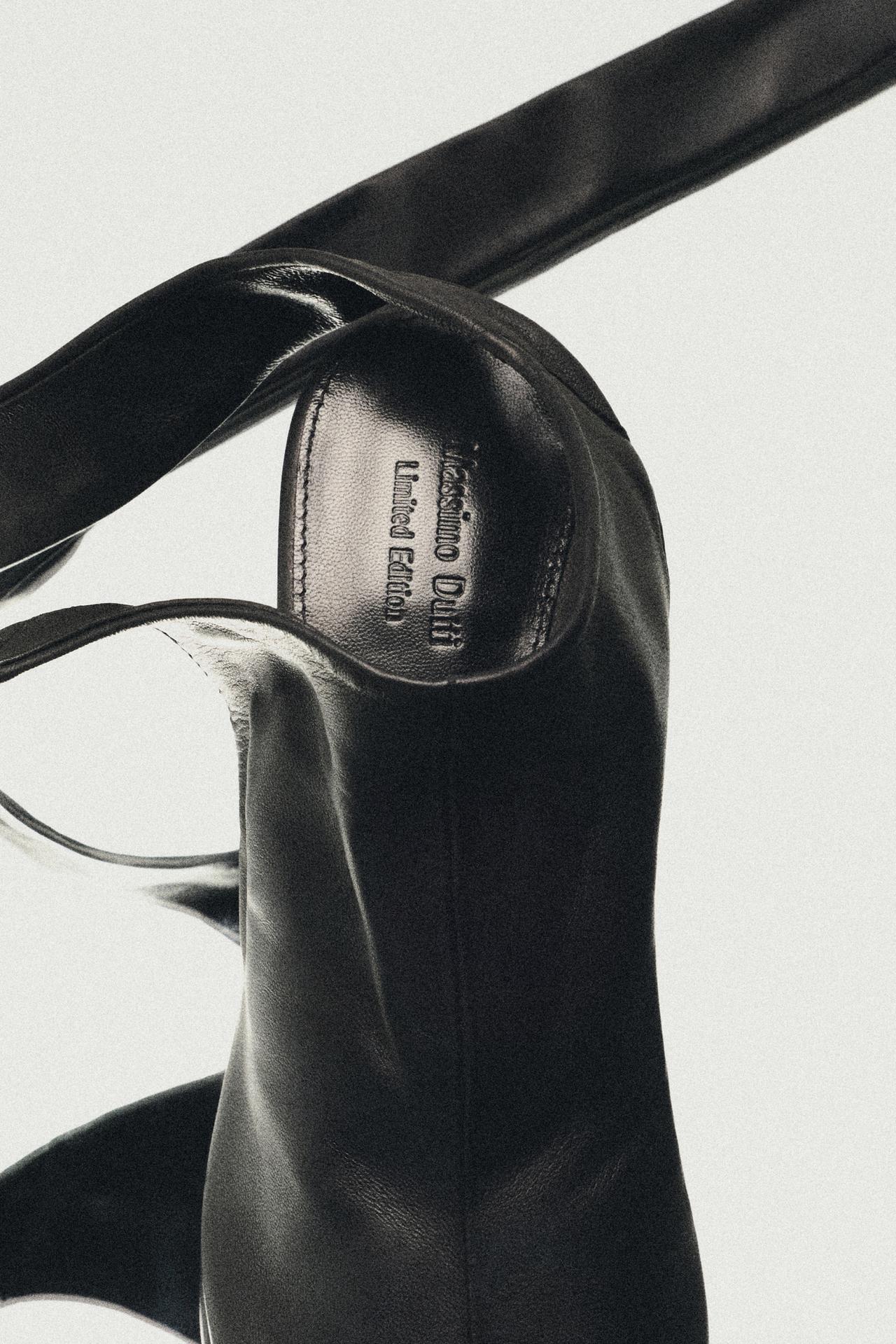 Laced heel shoe - LIMITED EDITION — BLACK