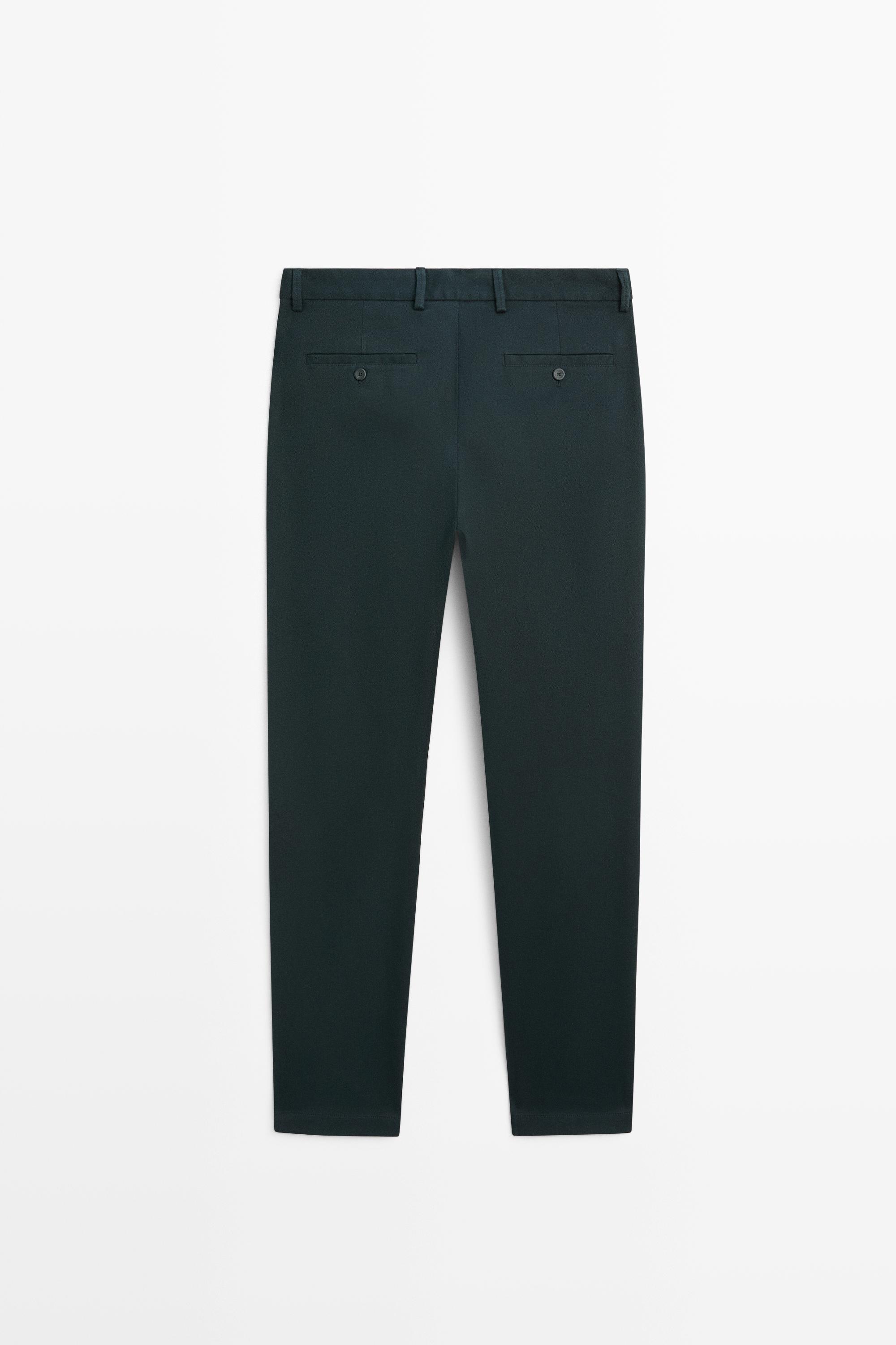 Slim fit pants — NAVY BLUE