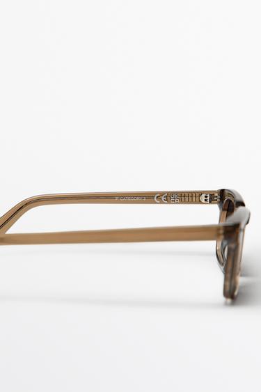 Narrow rectangular sunglasses — GREY 5
