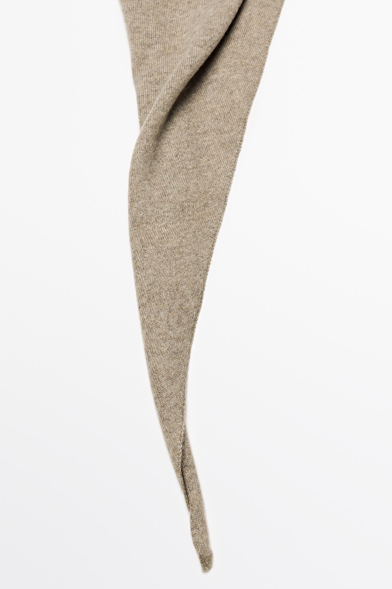 100% Cashmere Knit Bandana — Washed