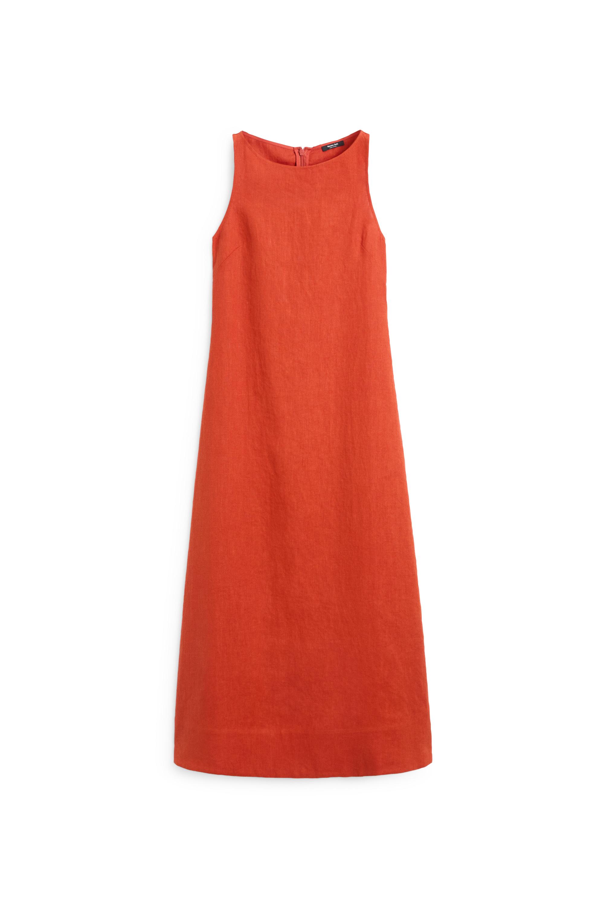 massimo dutti orange linen dress Women's Linen Dresses - Massimo Dutti