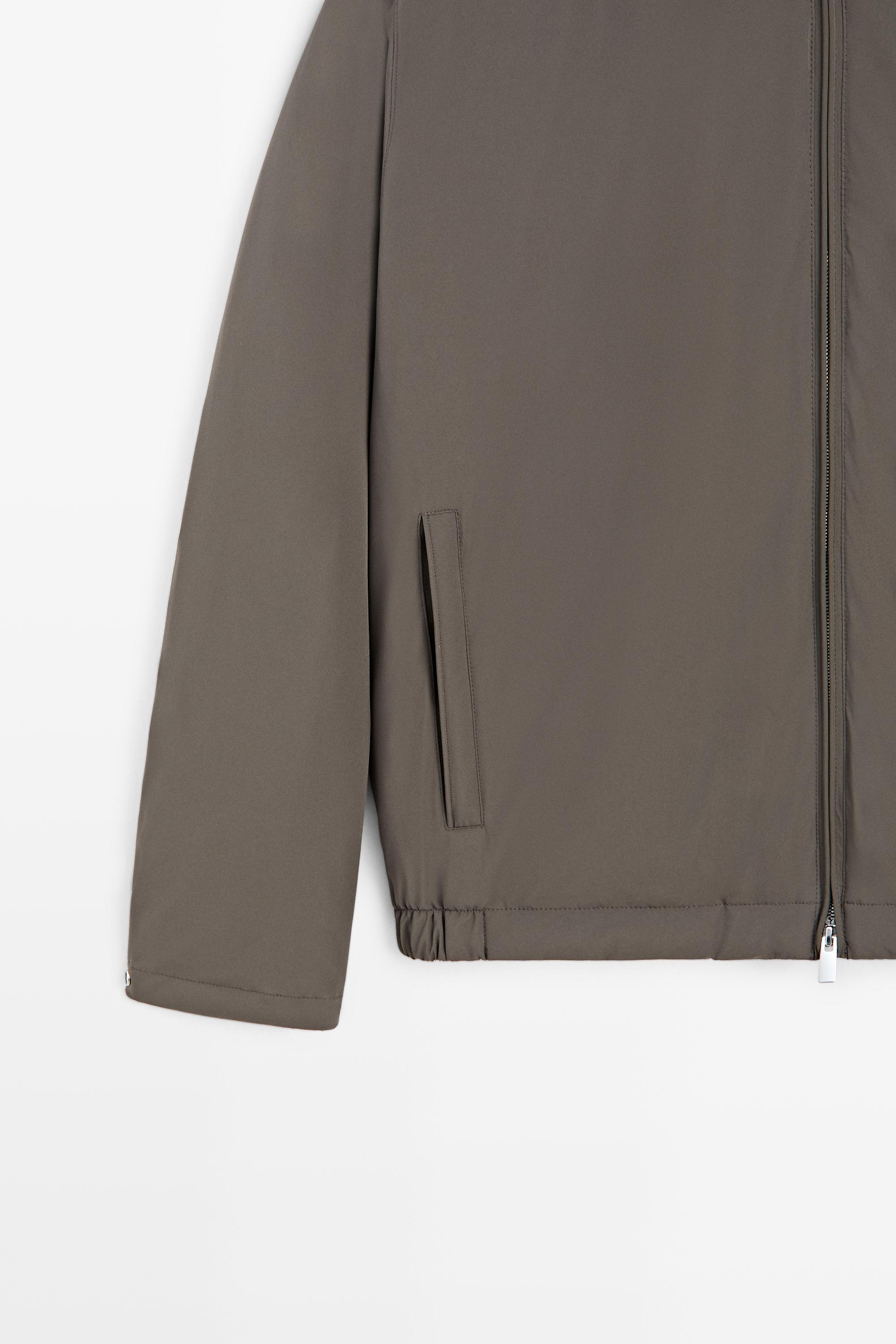 Lightweight quilted bomber jacket — KHAKI