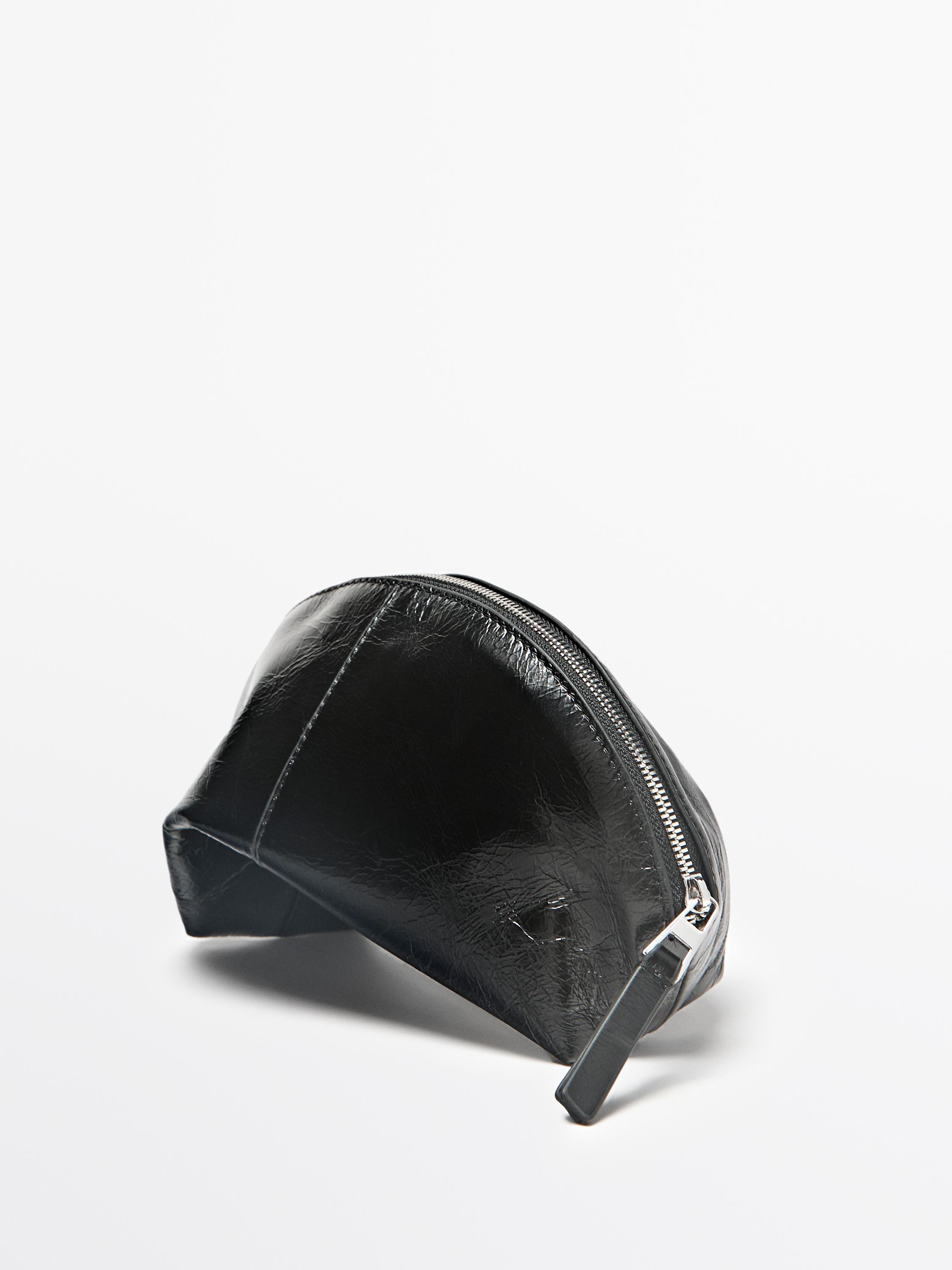 Nappa leather toiletry bag