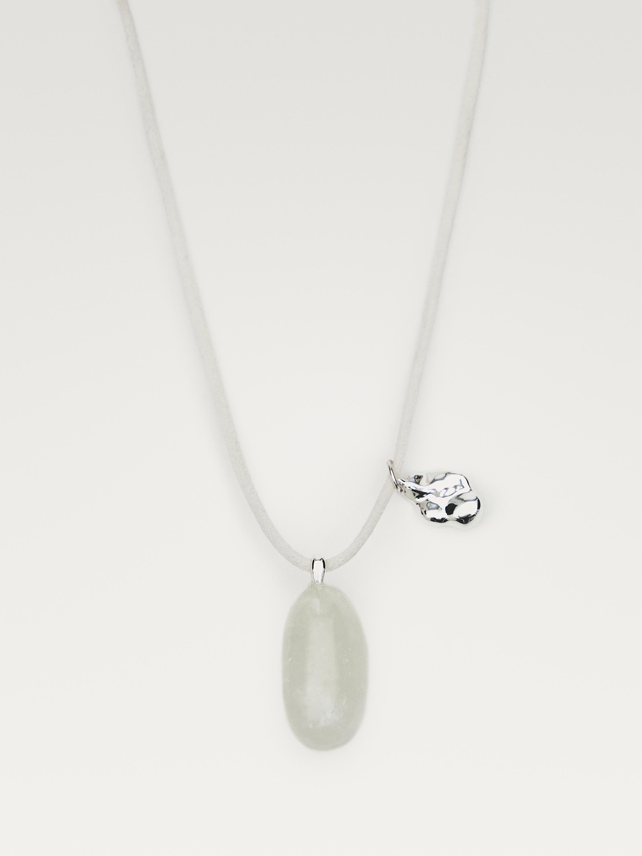 Stone rope necklace