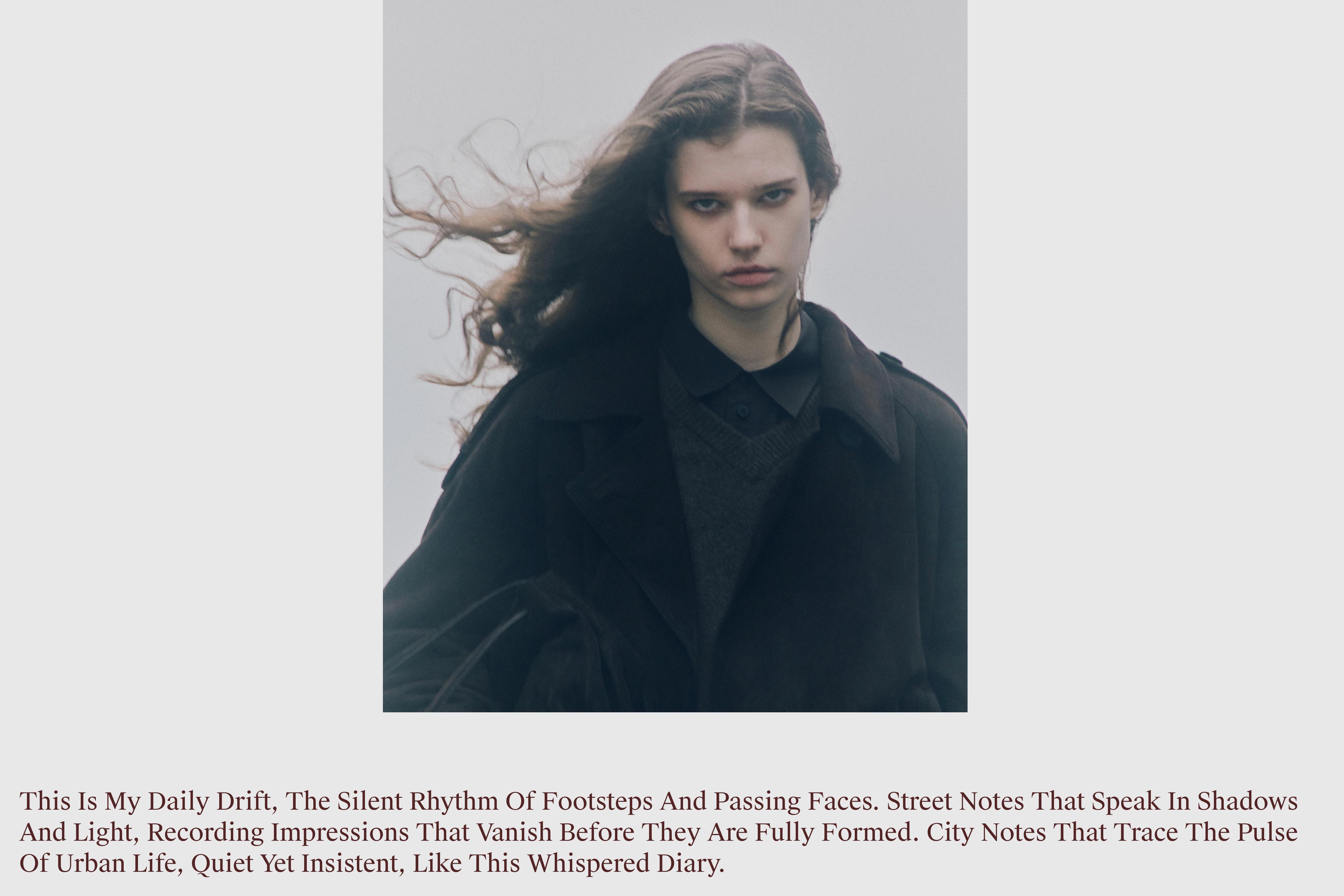 Long suede leather trench coat