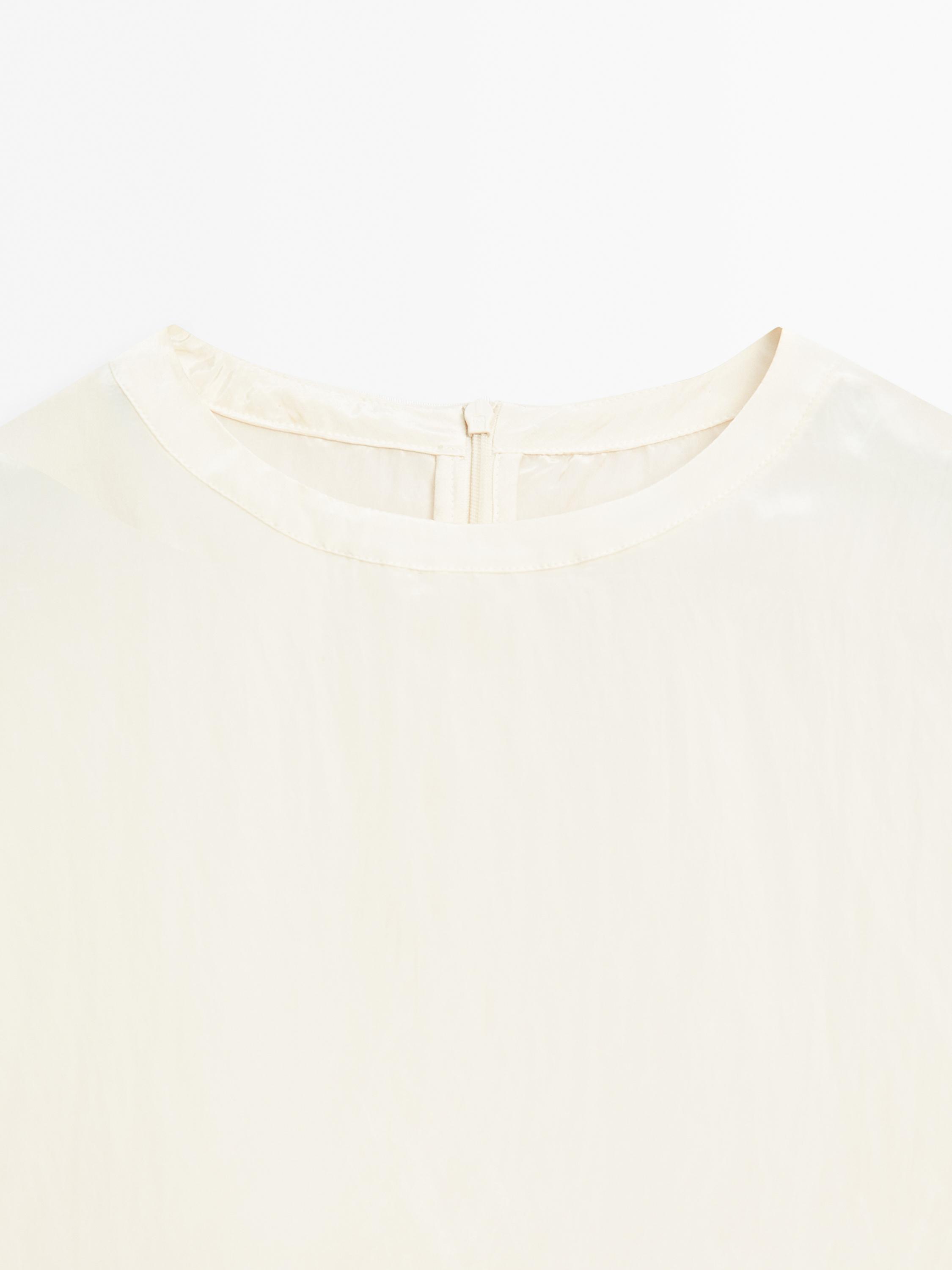 Short sleeve organza T-shirt - Limited Edition