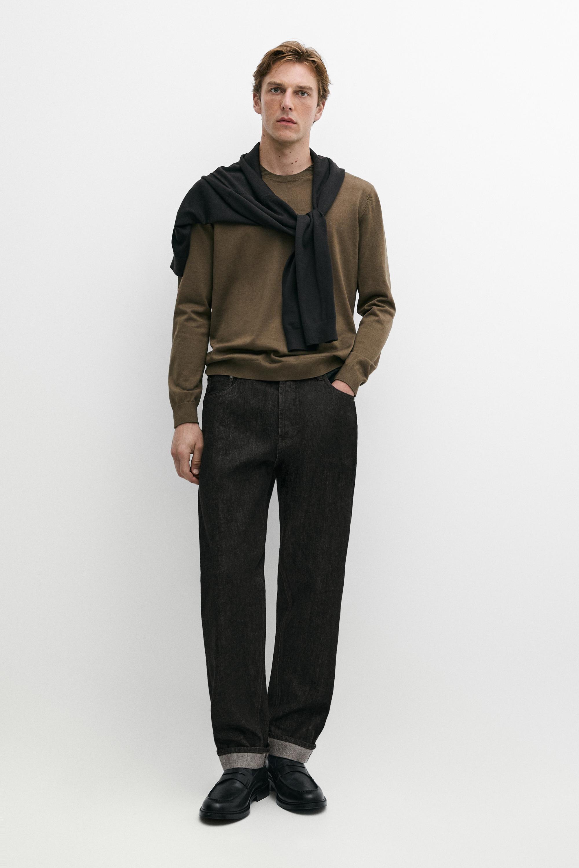 Selvedge fit jeans — BLACK