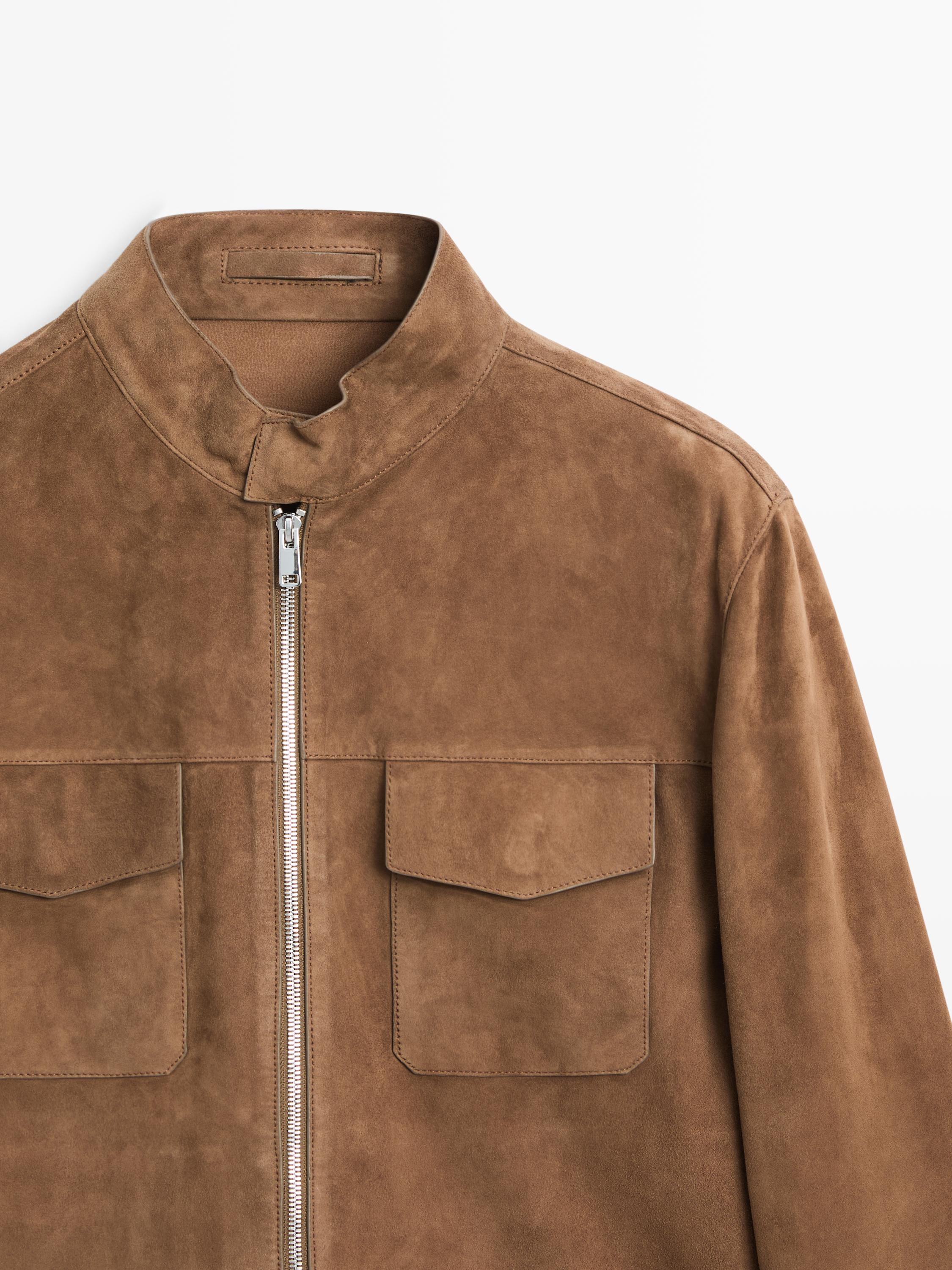Suede leather jacket — OCHRE