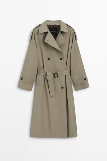 Double-breasted trench coat — Beige 2