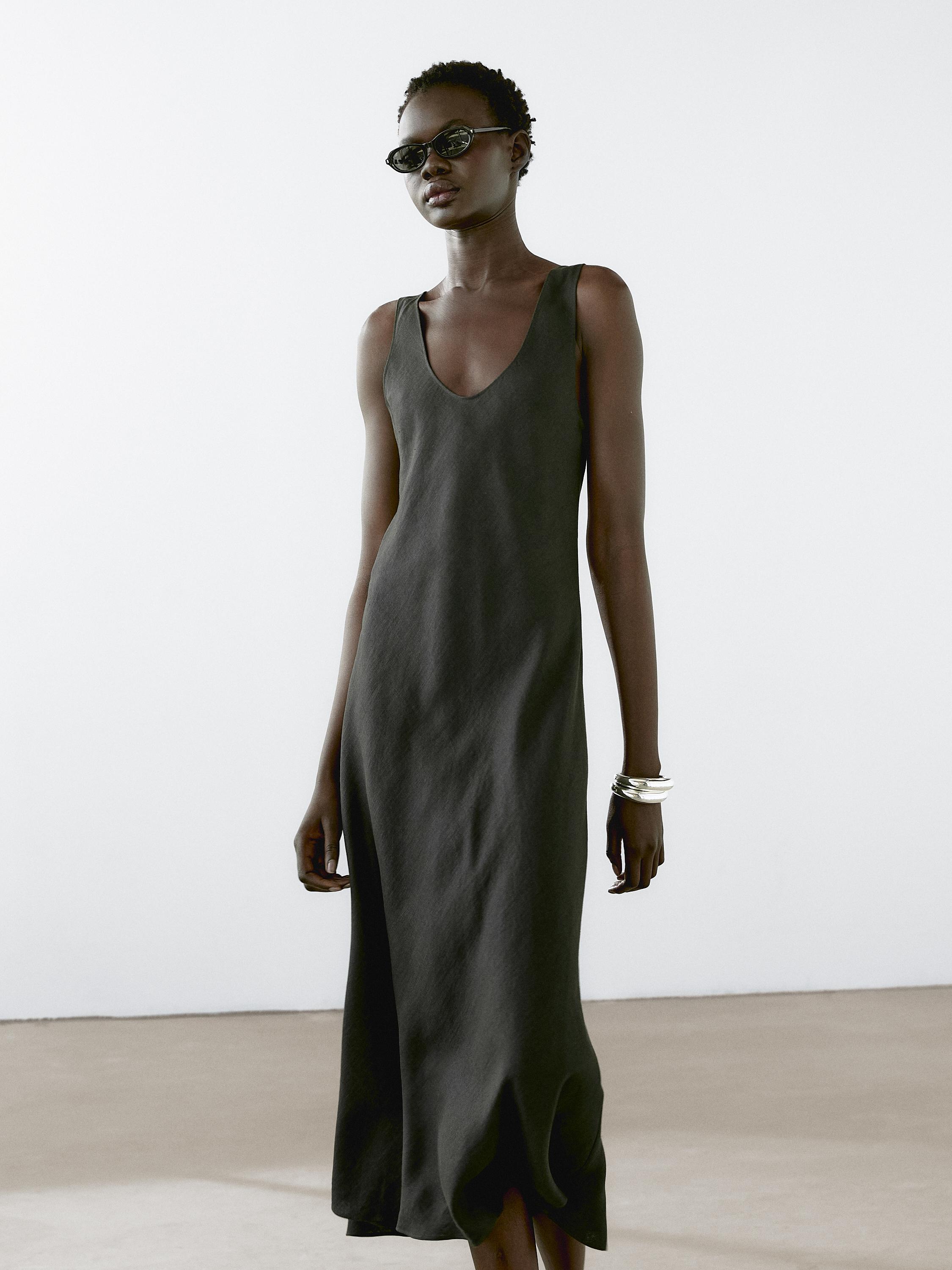 Fustan treçereksh 100% lino