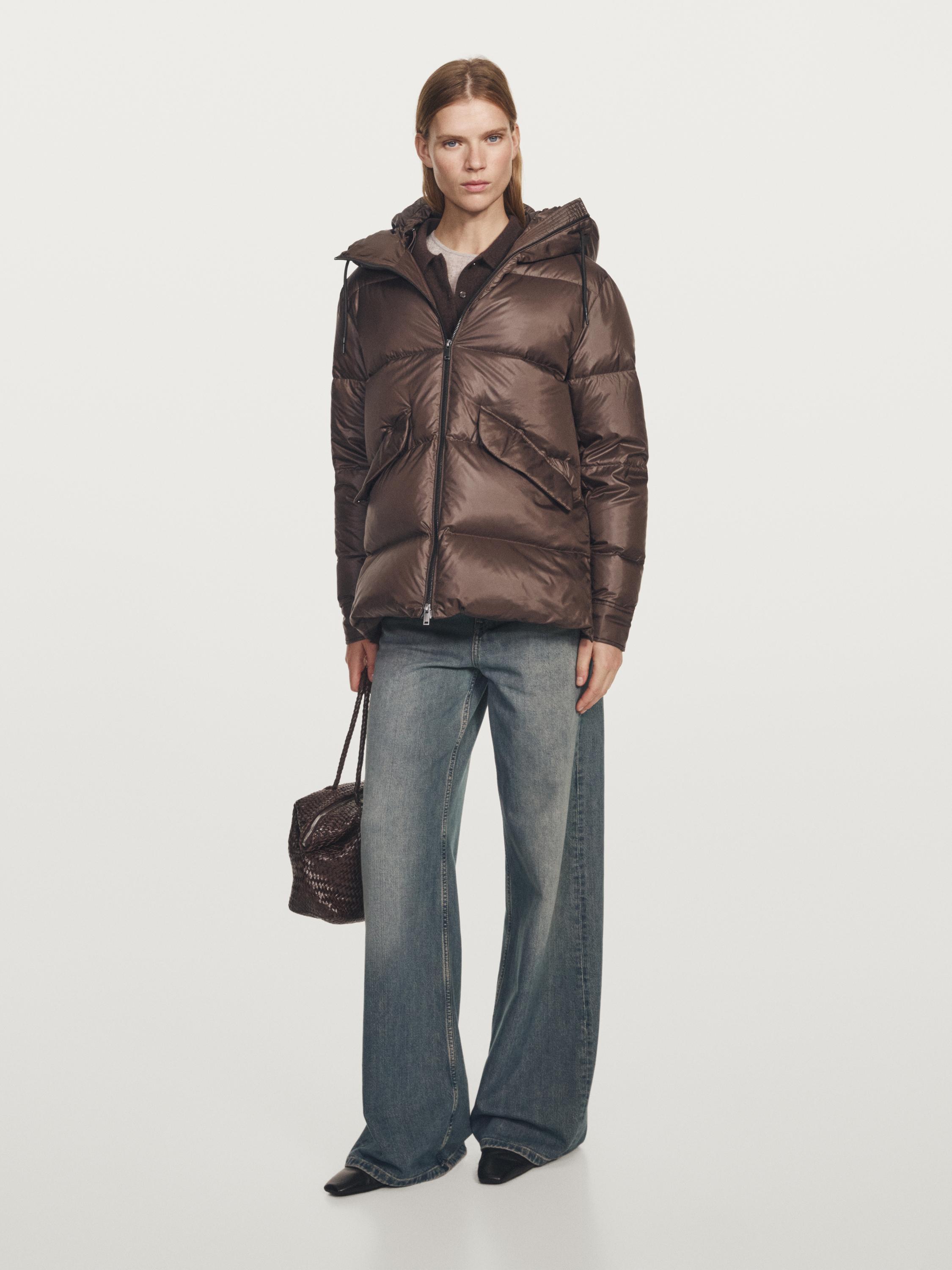 Water-repellent puffer jacket