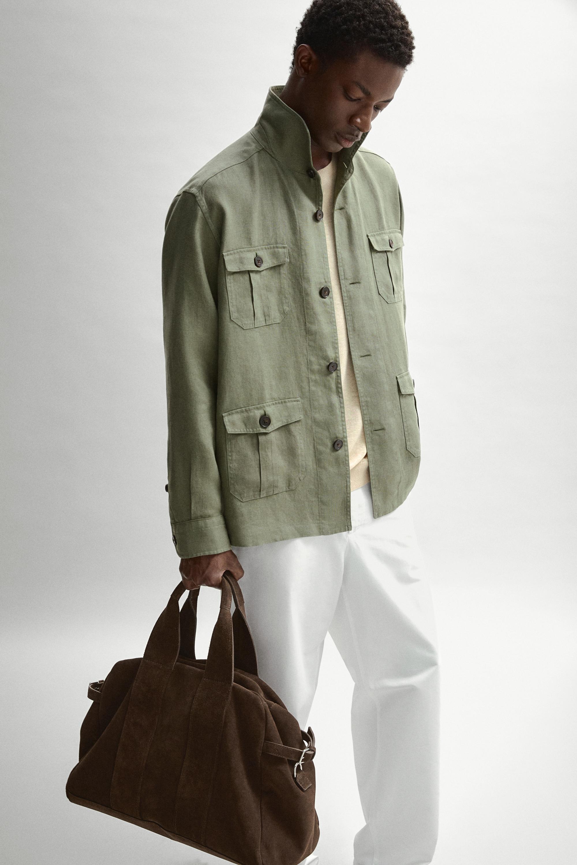 Suede leather travel bag — MOLE BROWN