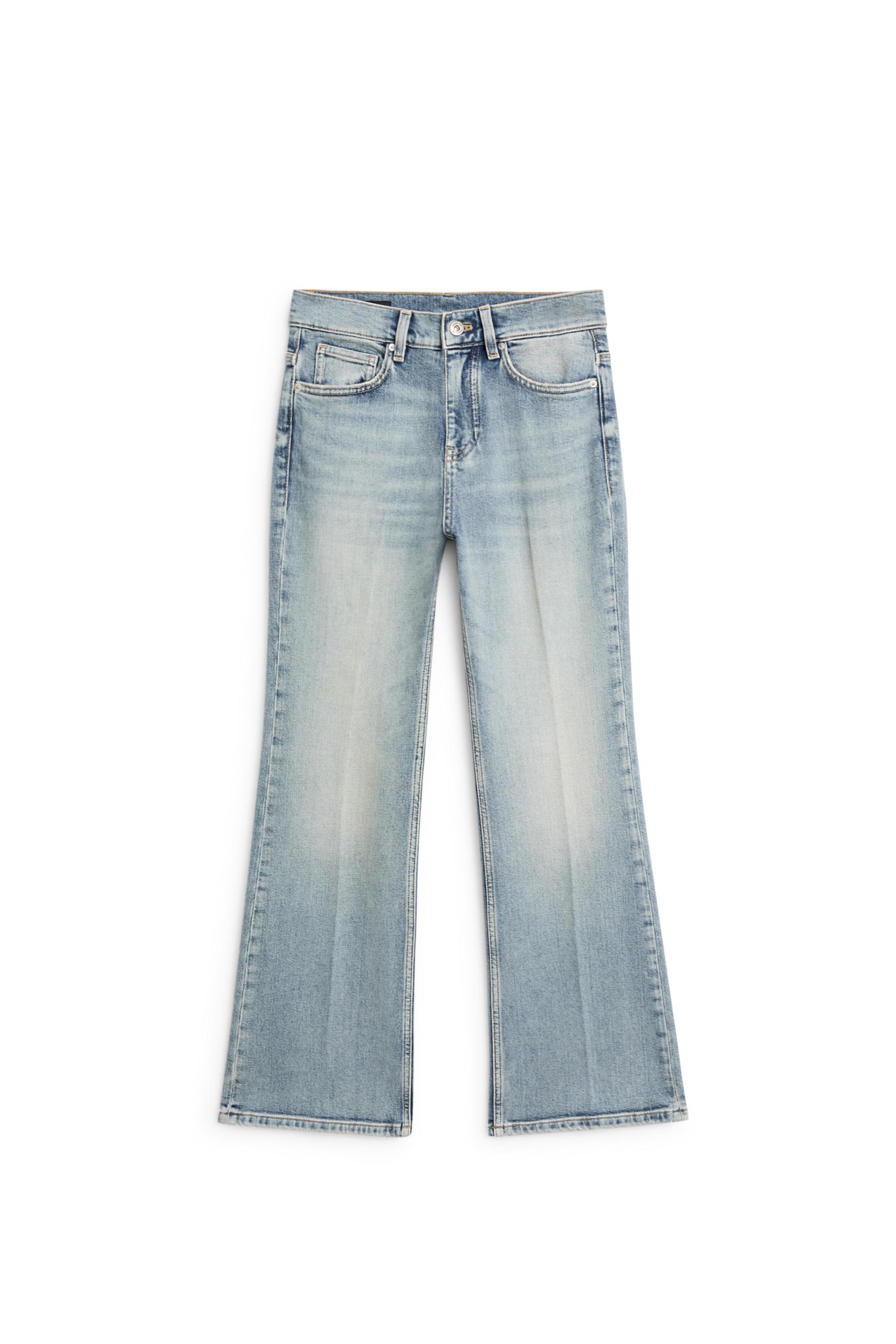 Mid-waist flare fit jeans — Light Blue