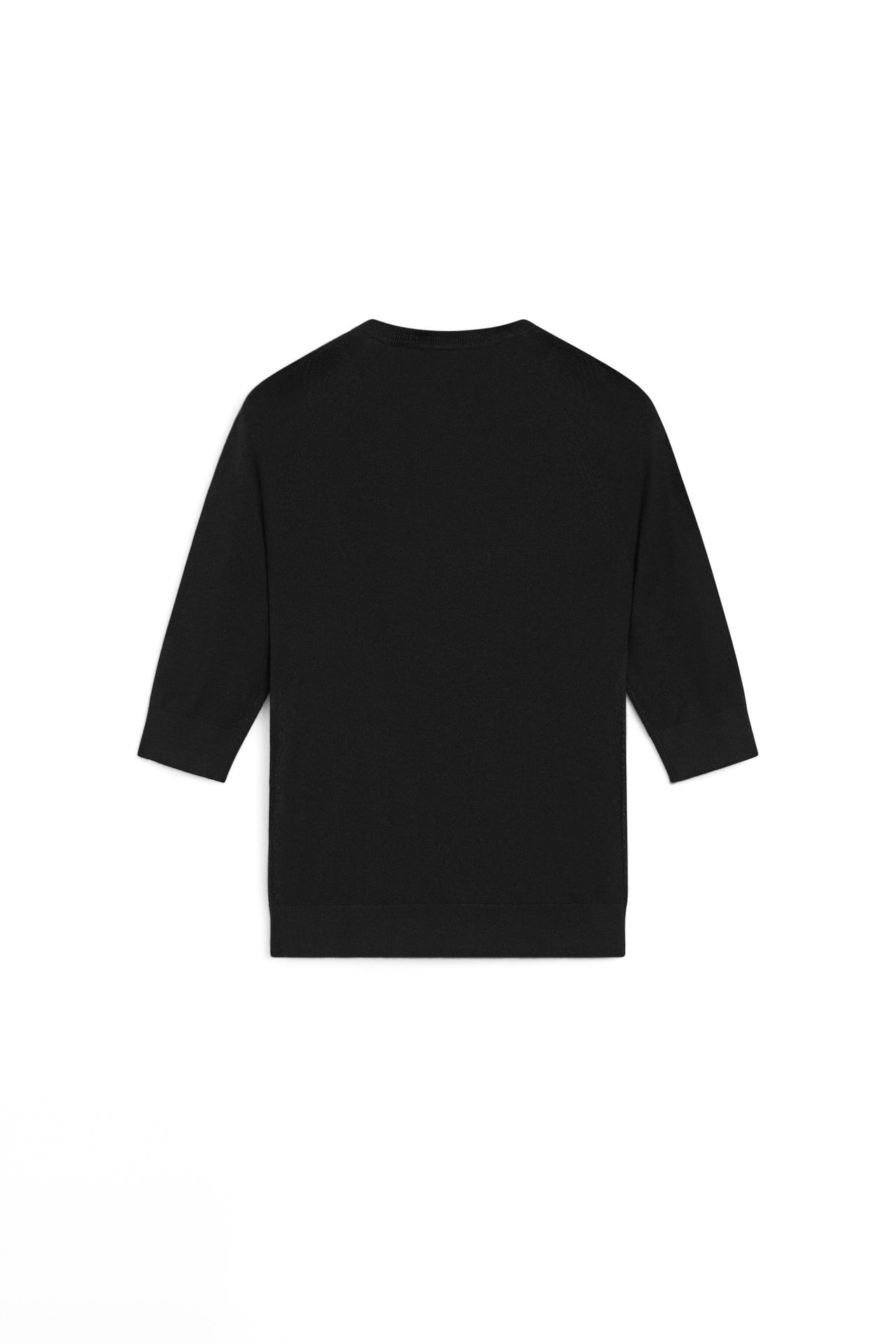 100% wool knit sweater - LIMITED EDITION — BLACK