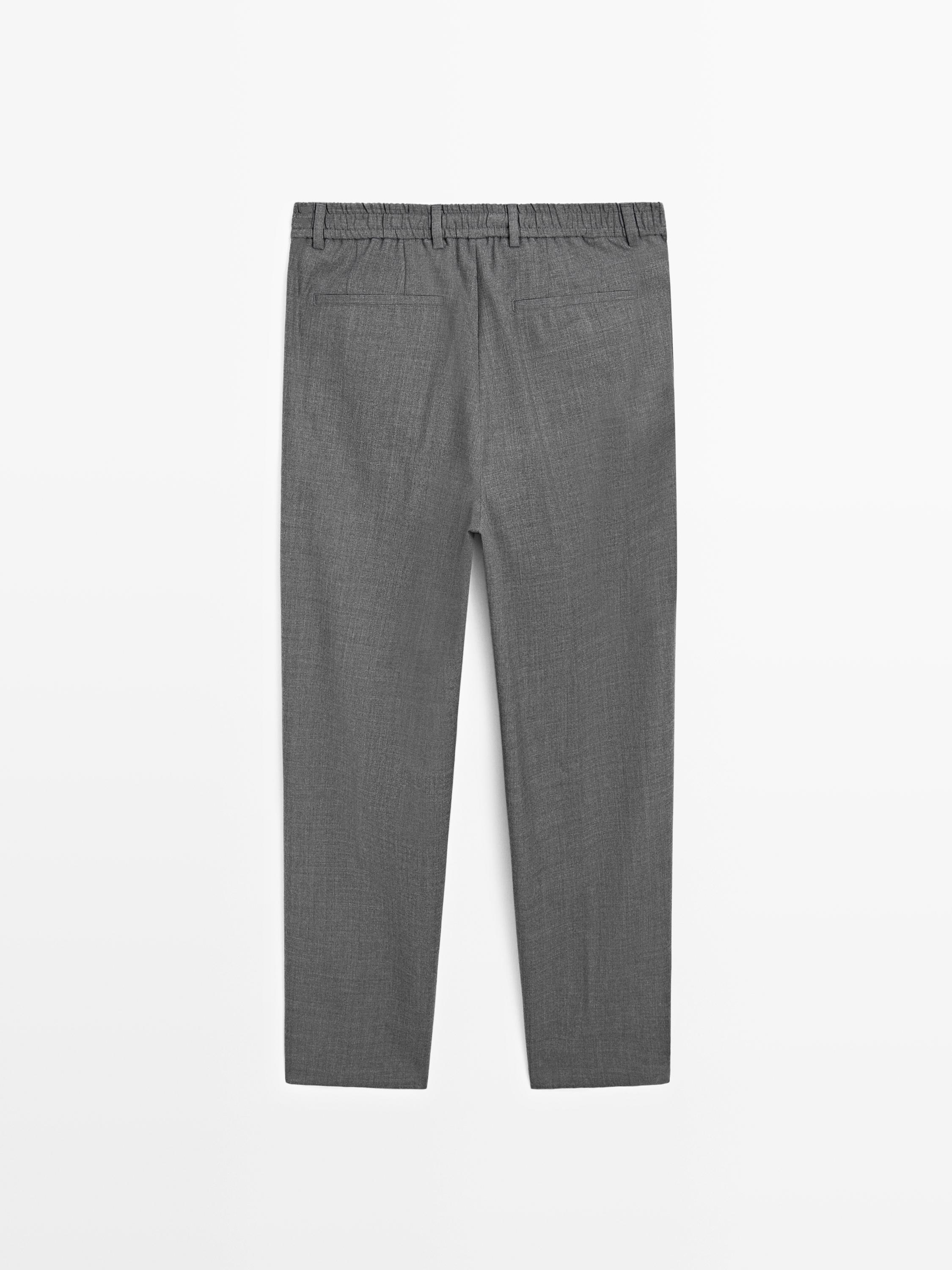 Pantalón goma lateral relaxed fit