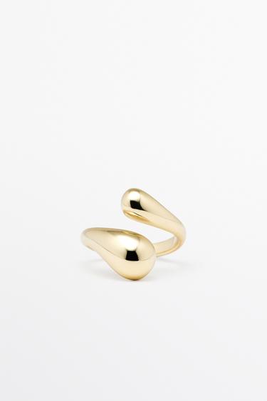 Double teardrop ring — GOLDEN 1