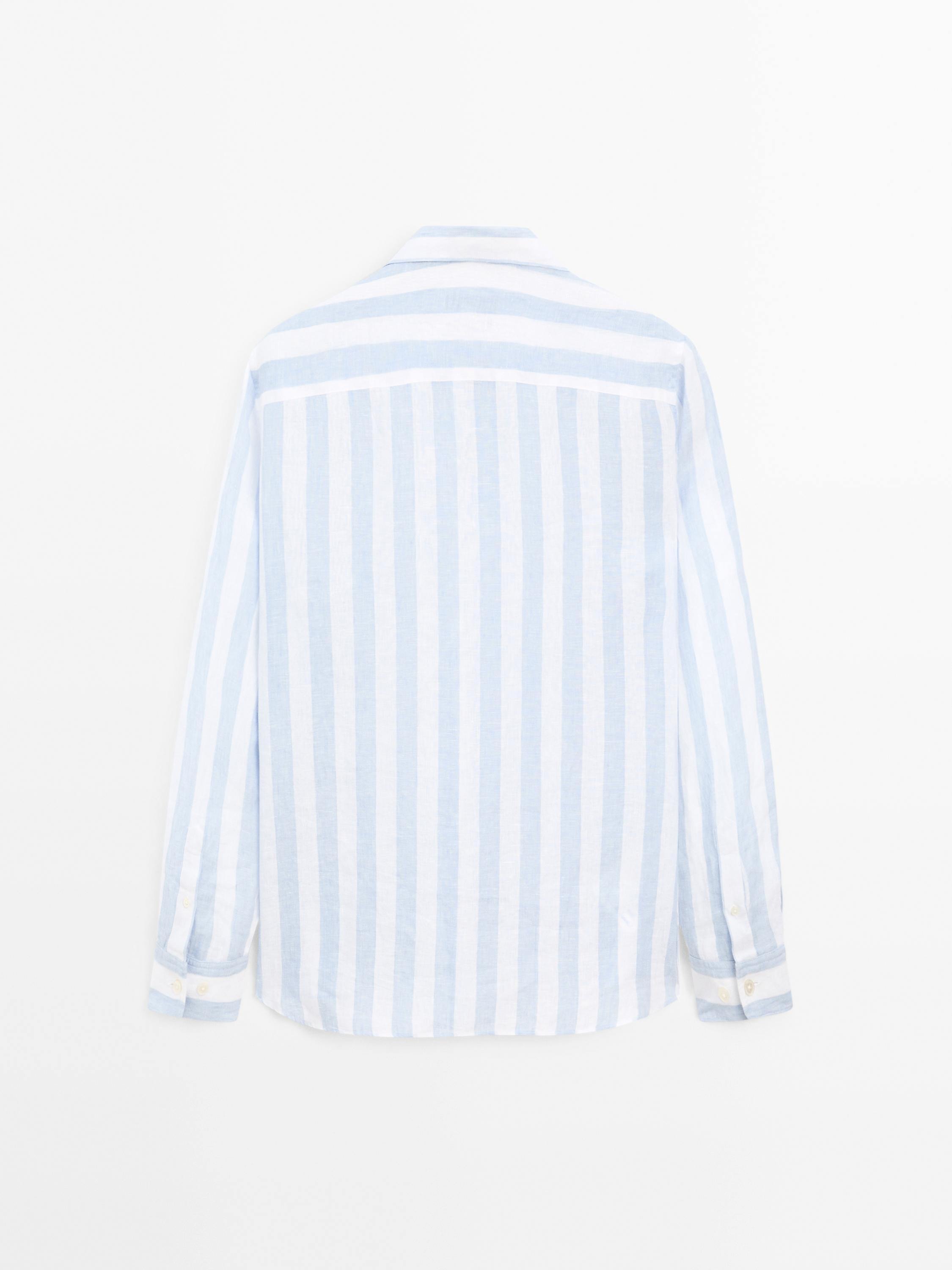 Camisa raya ancha regular fit