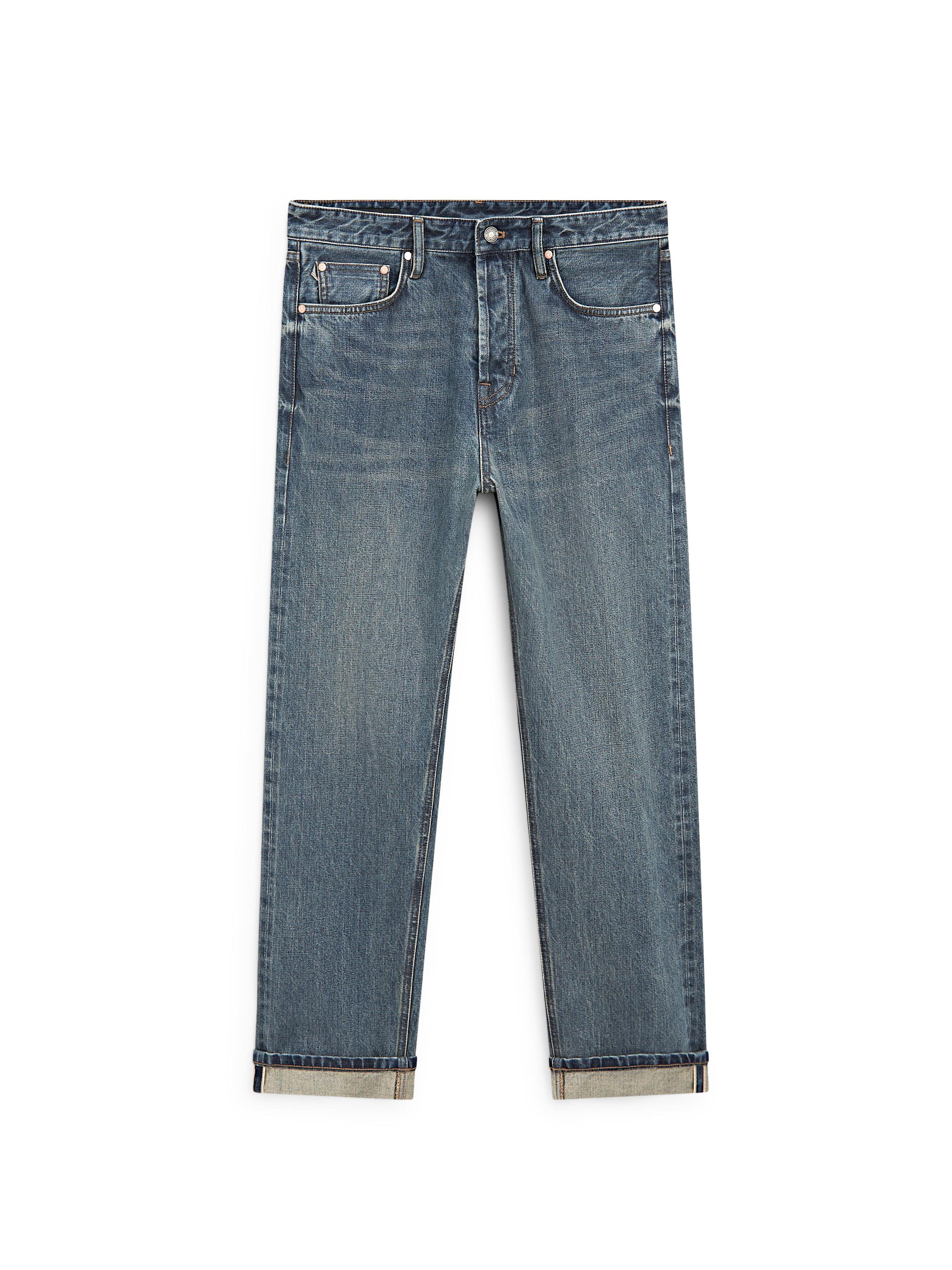Selvedge fit jeans — MEDIUM BLUE