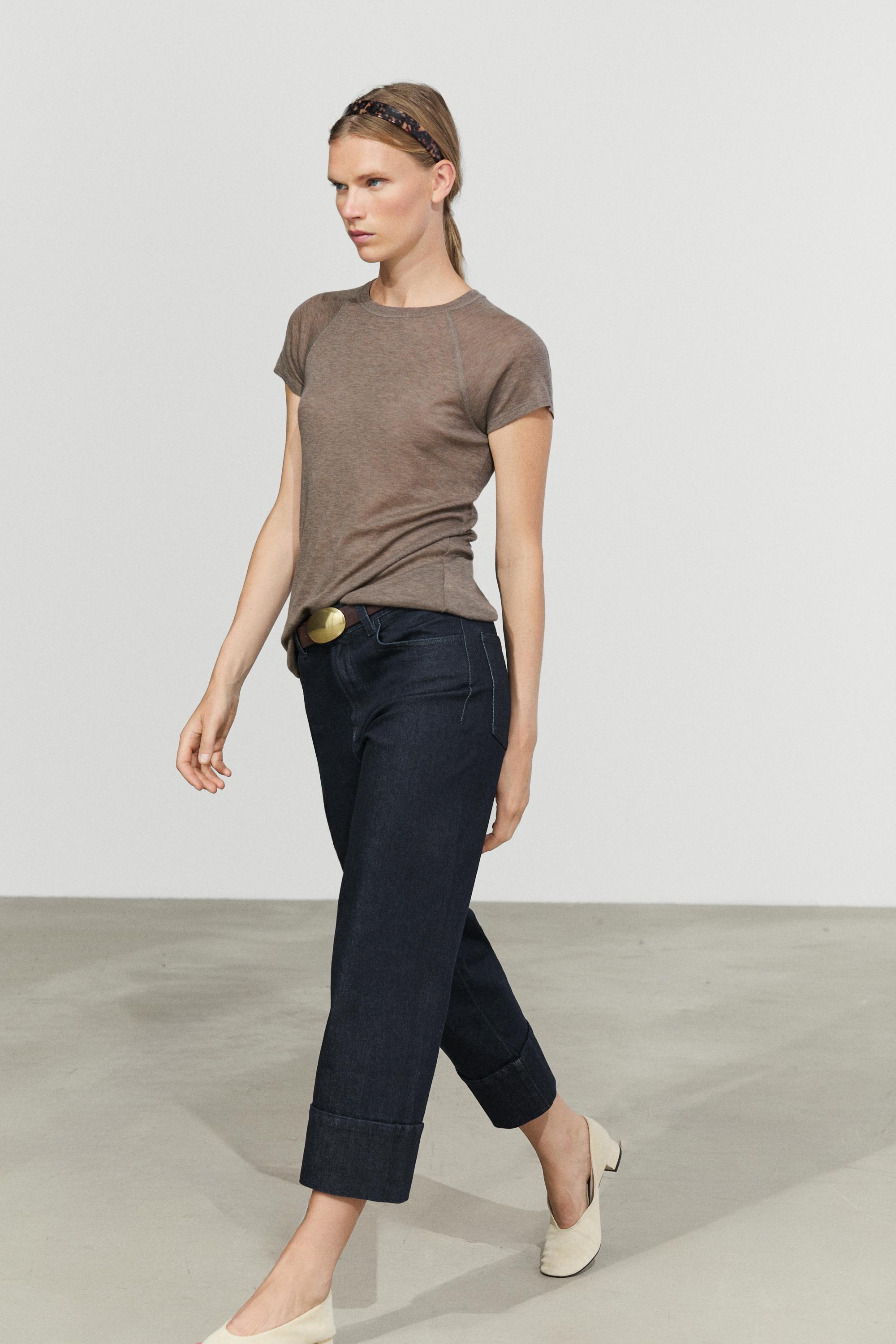 Short sleeve raglan T-shirt — MINK
