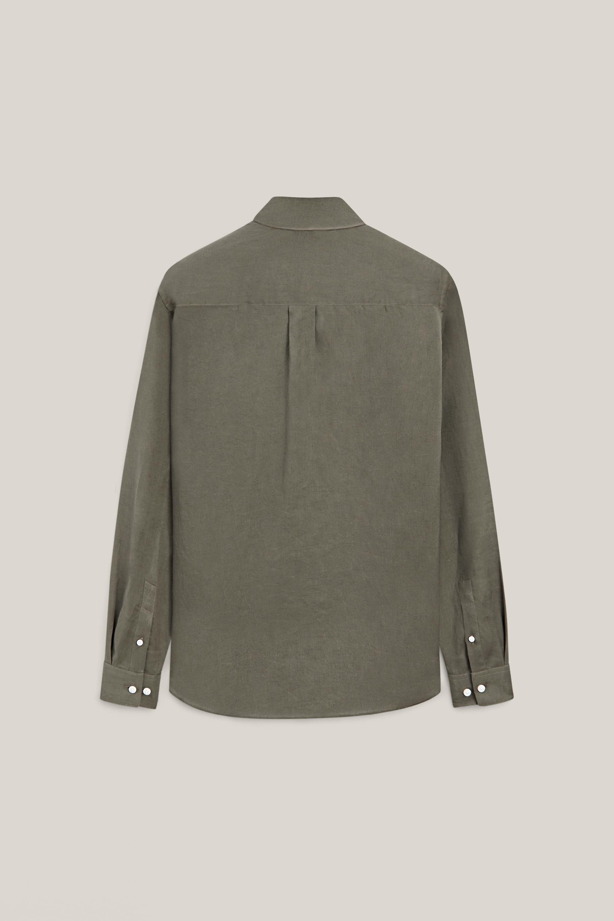 Extra fine 100% linen shirt - LIMITED EDITION — GREEN