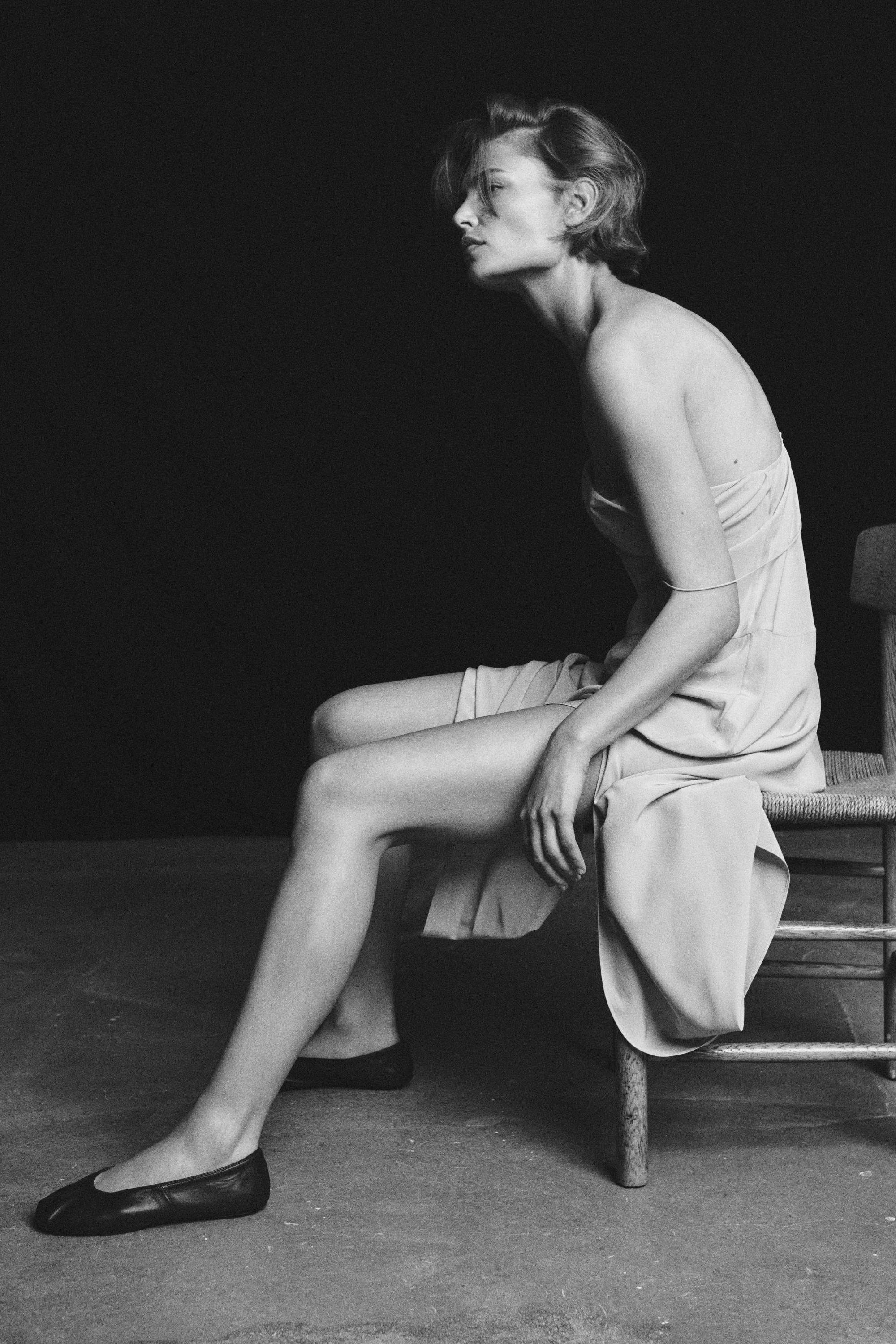 100% silk slip dress - LIMITED EDITION — PEARL/BEIGE