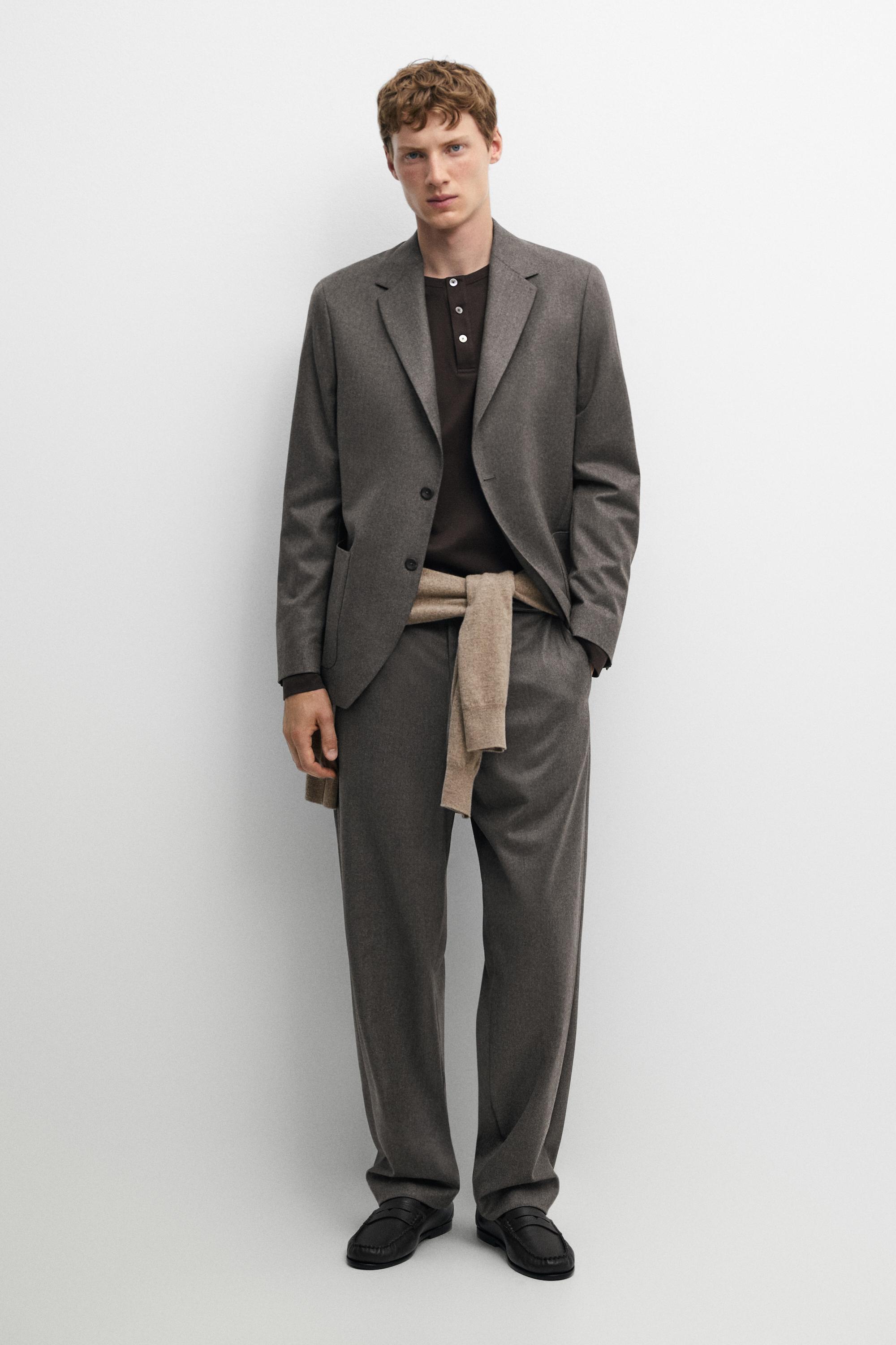 100% wool suit blazer