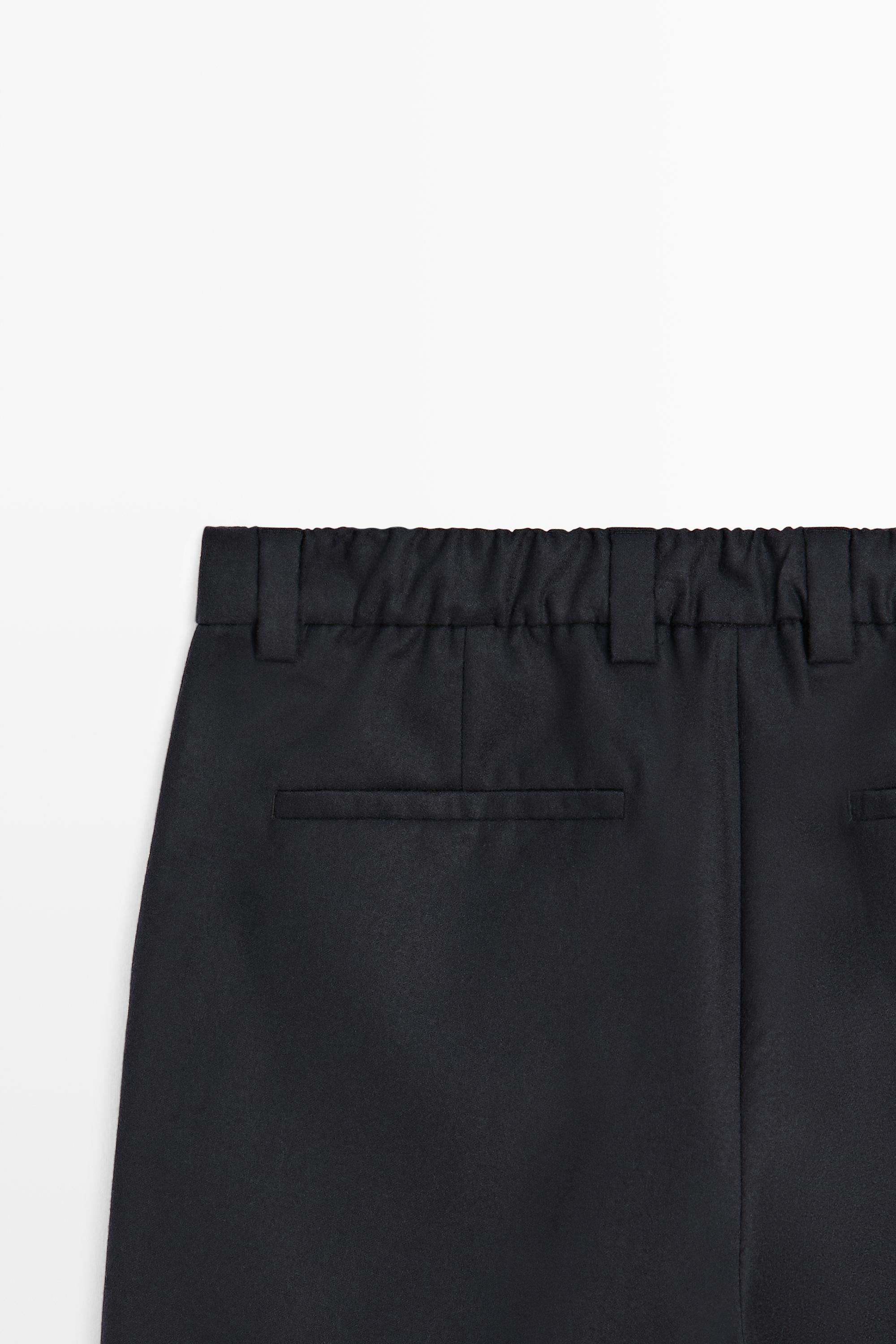 100% wool total look pants — DEEP BLUE