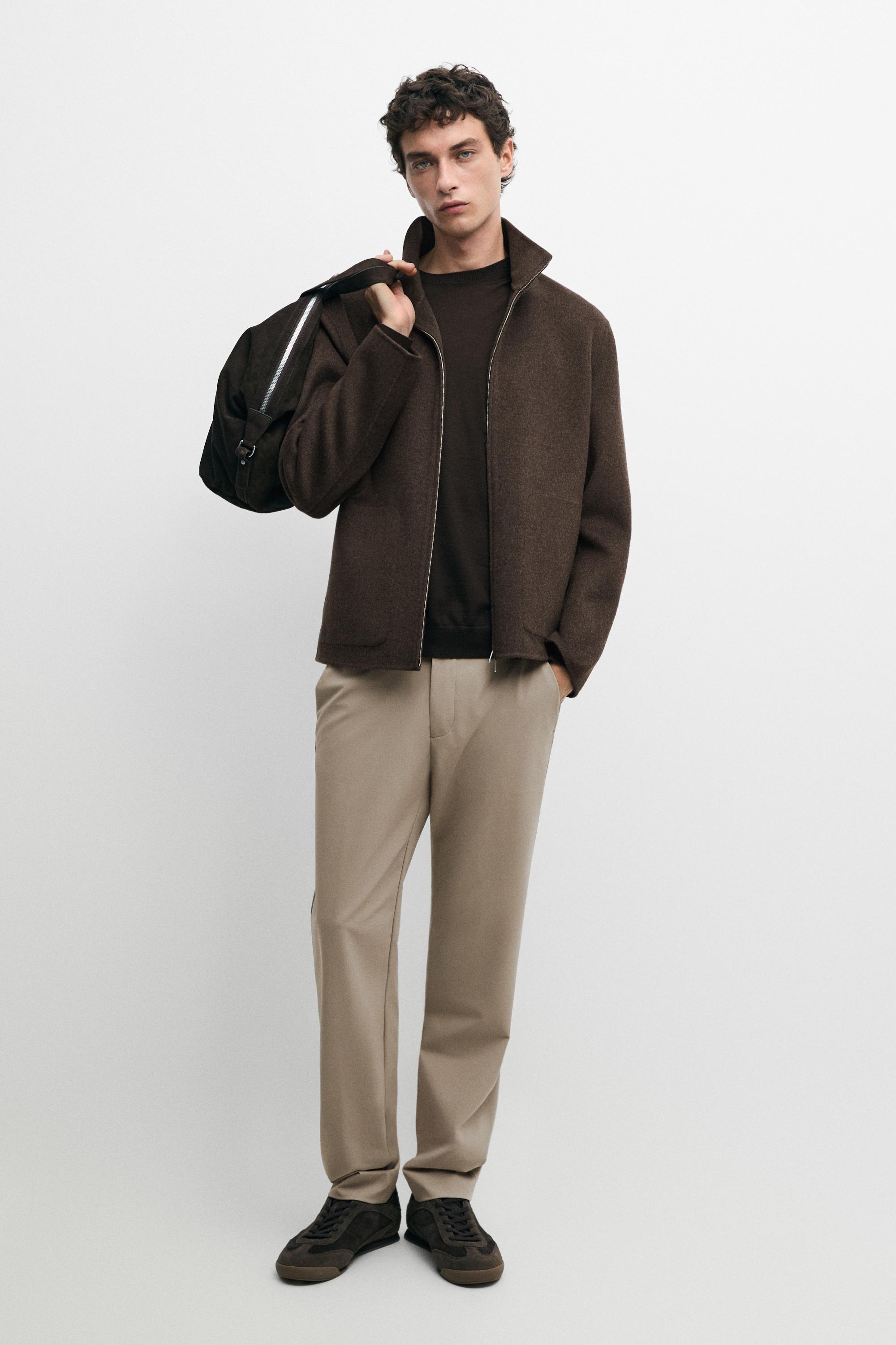 Regular-fit technical trousers