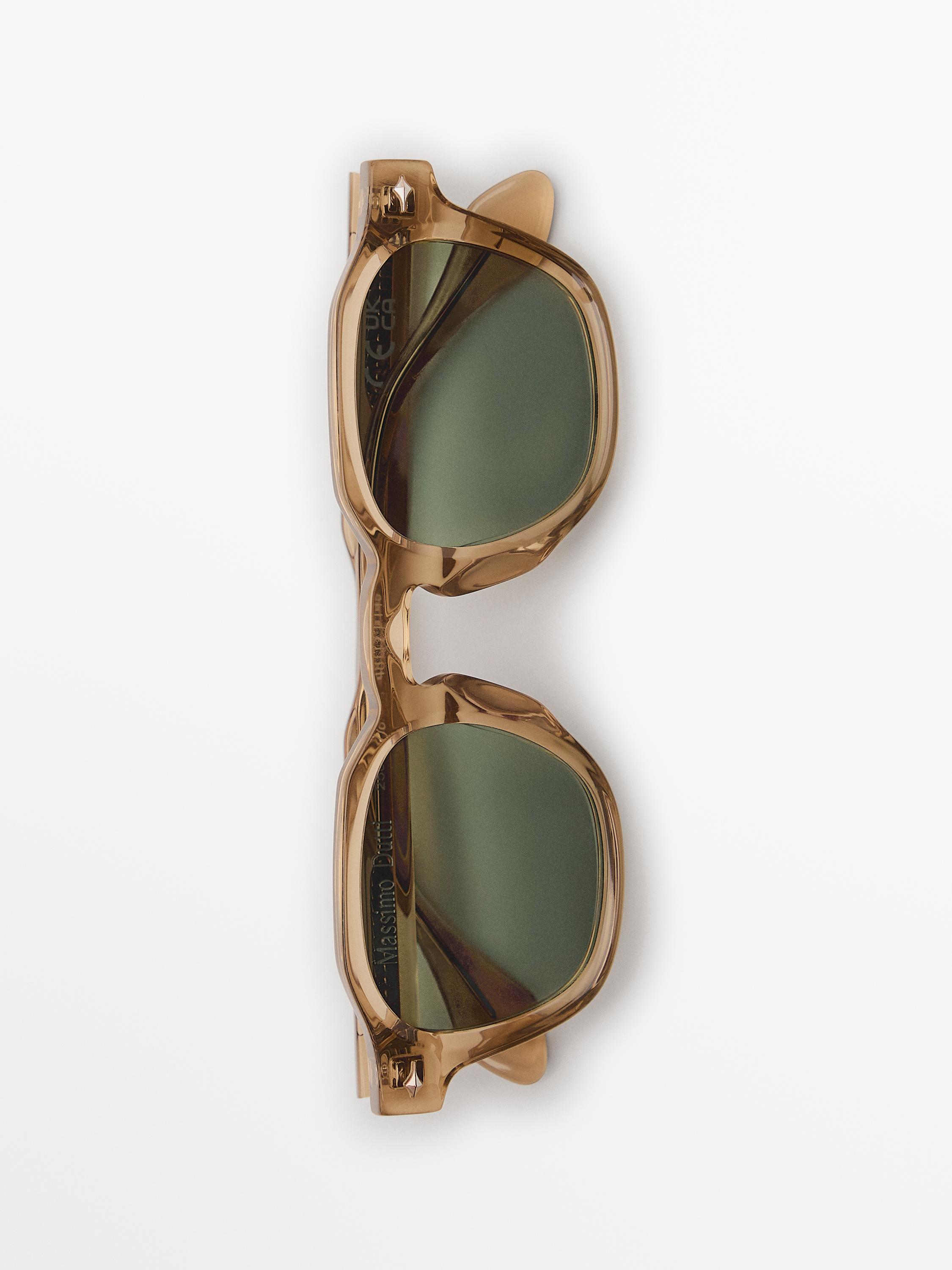 Geometric sunglasses — Mustard